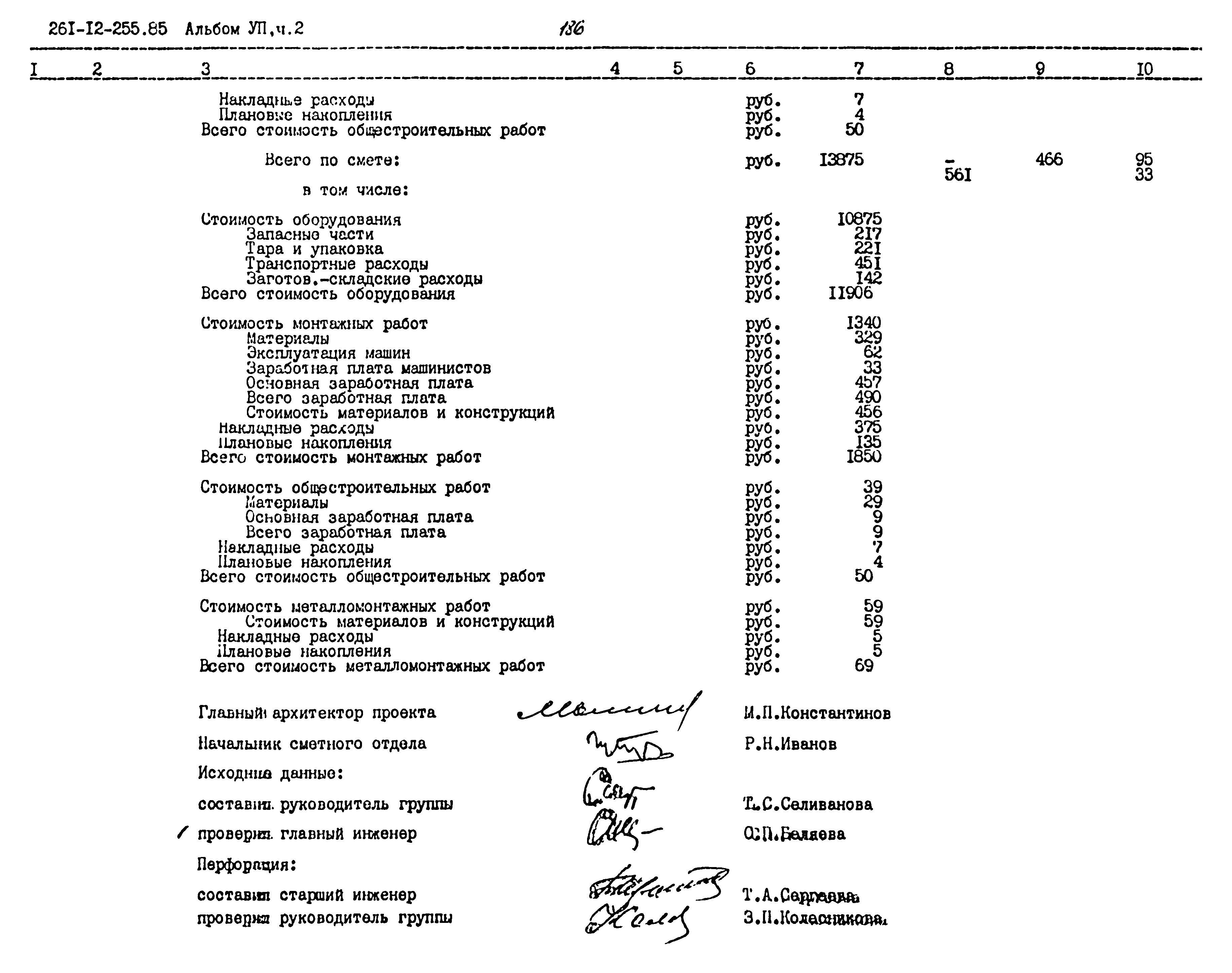 Типовой проект 261-12-255.85