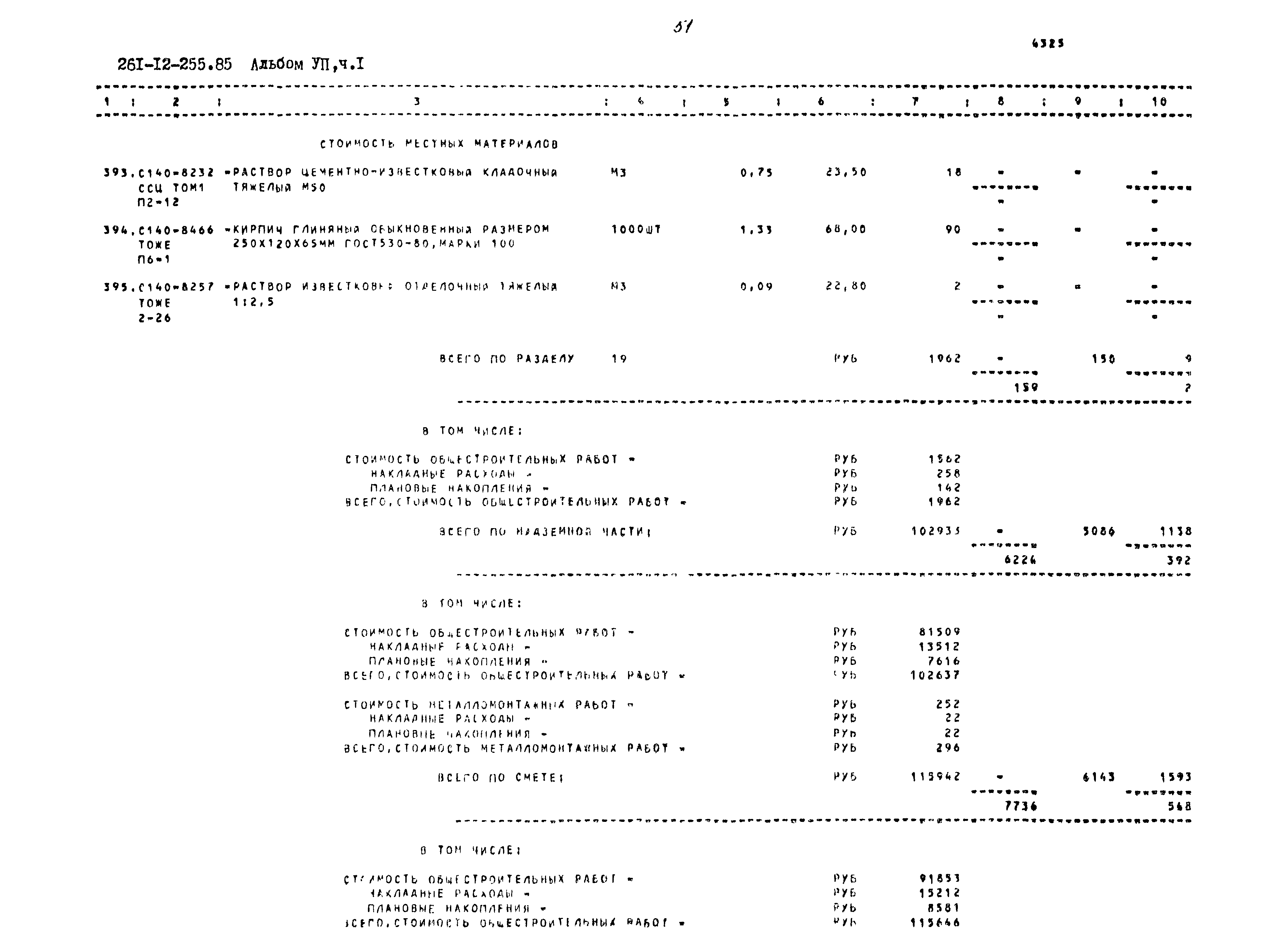 Типовой проект 261-12-255.85