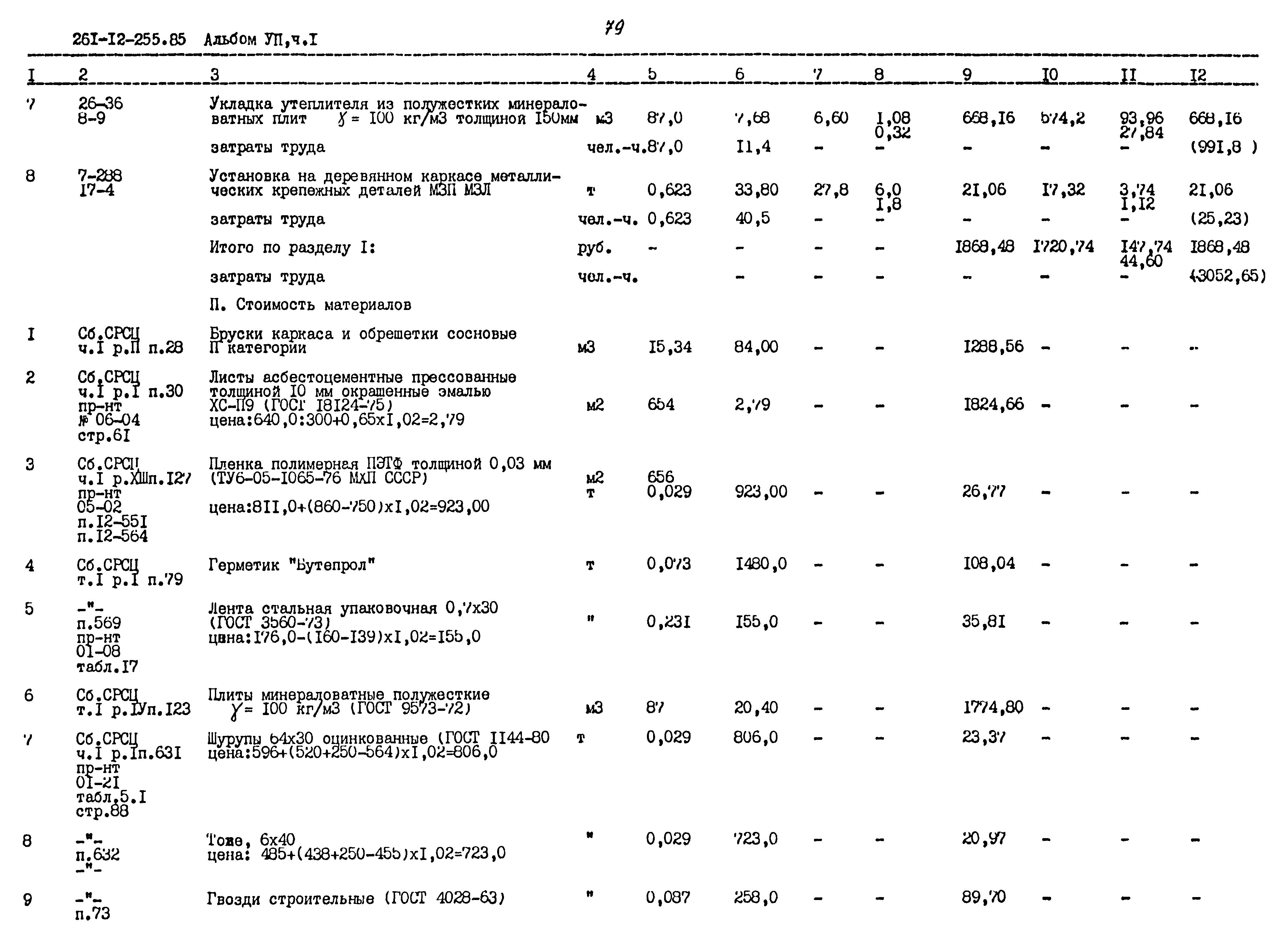 Типовой проект 261-12-255.85