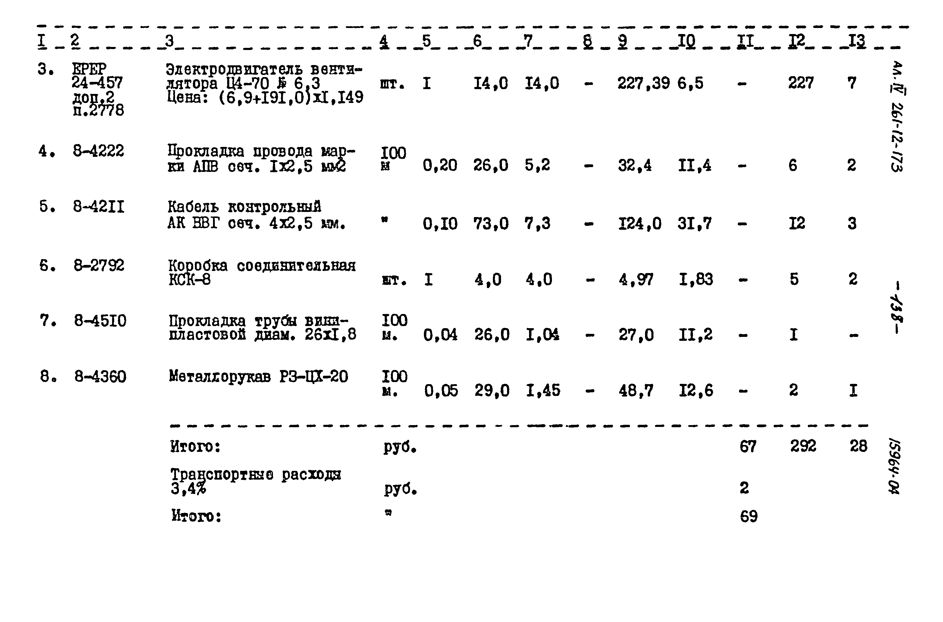 Типовой проект 261-12-173