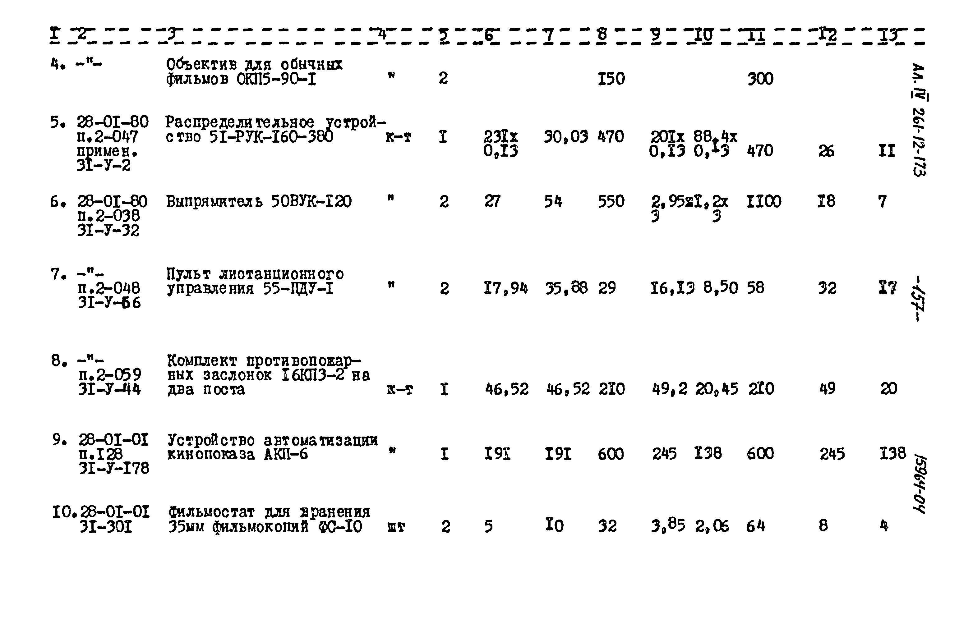 Типовой проект 261-12-173