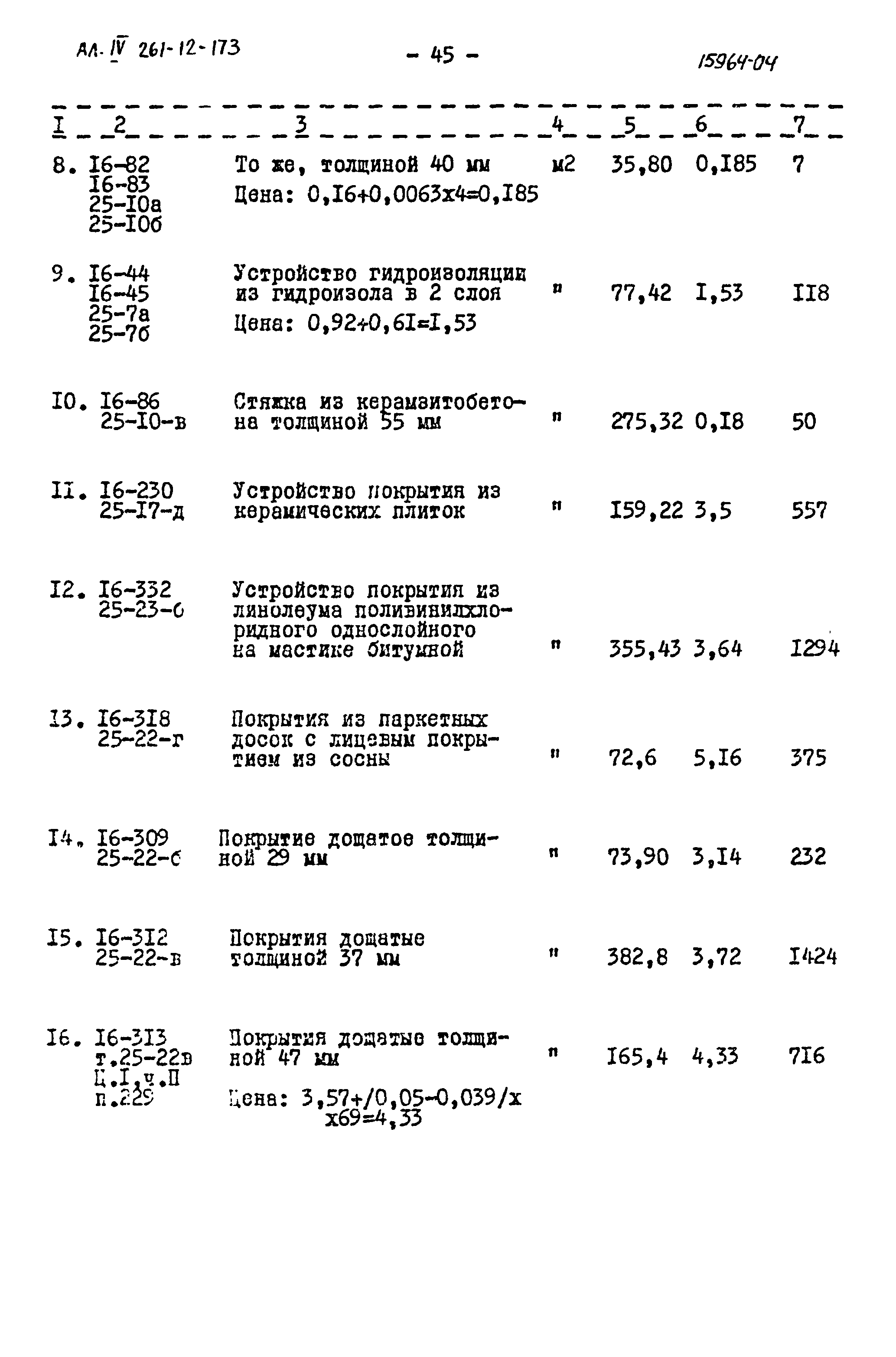 Типовой проект 261-12-173