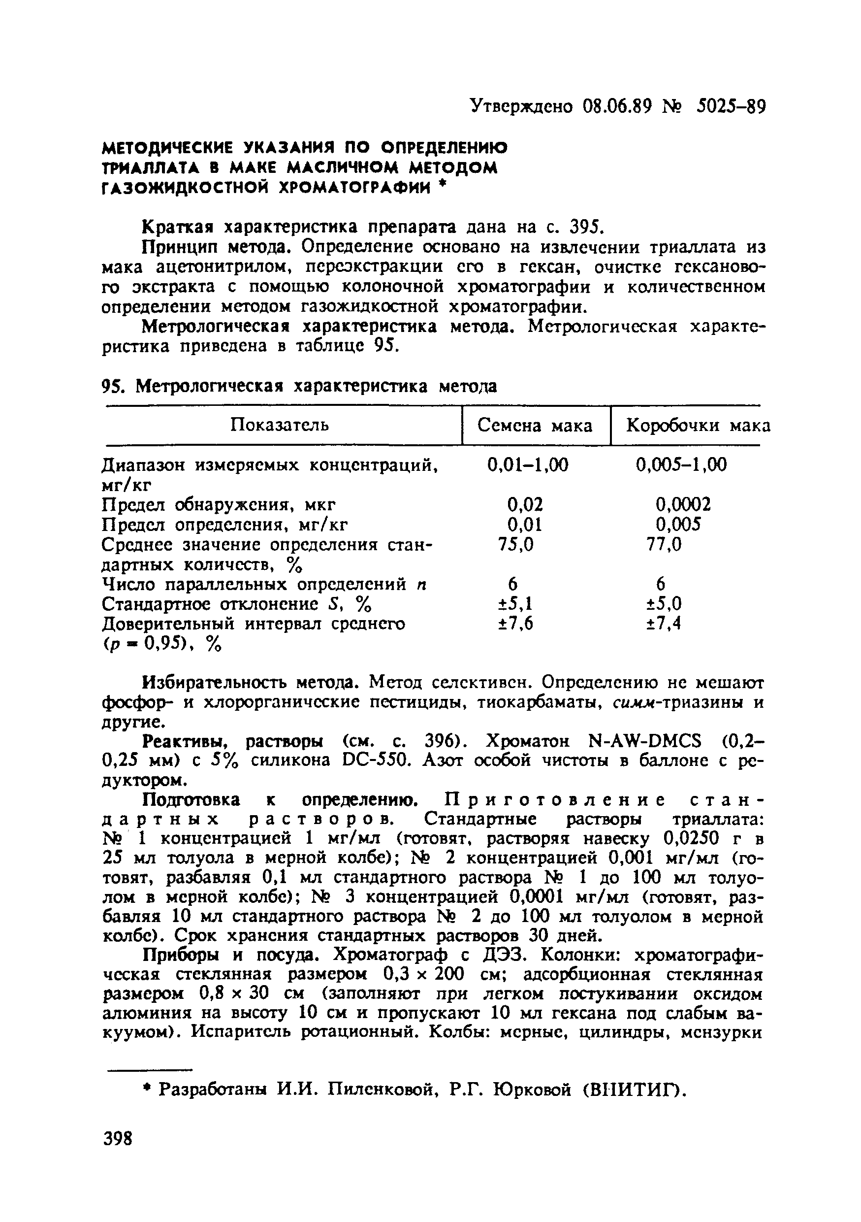 МУ 5025-89