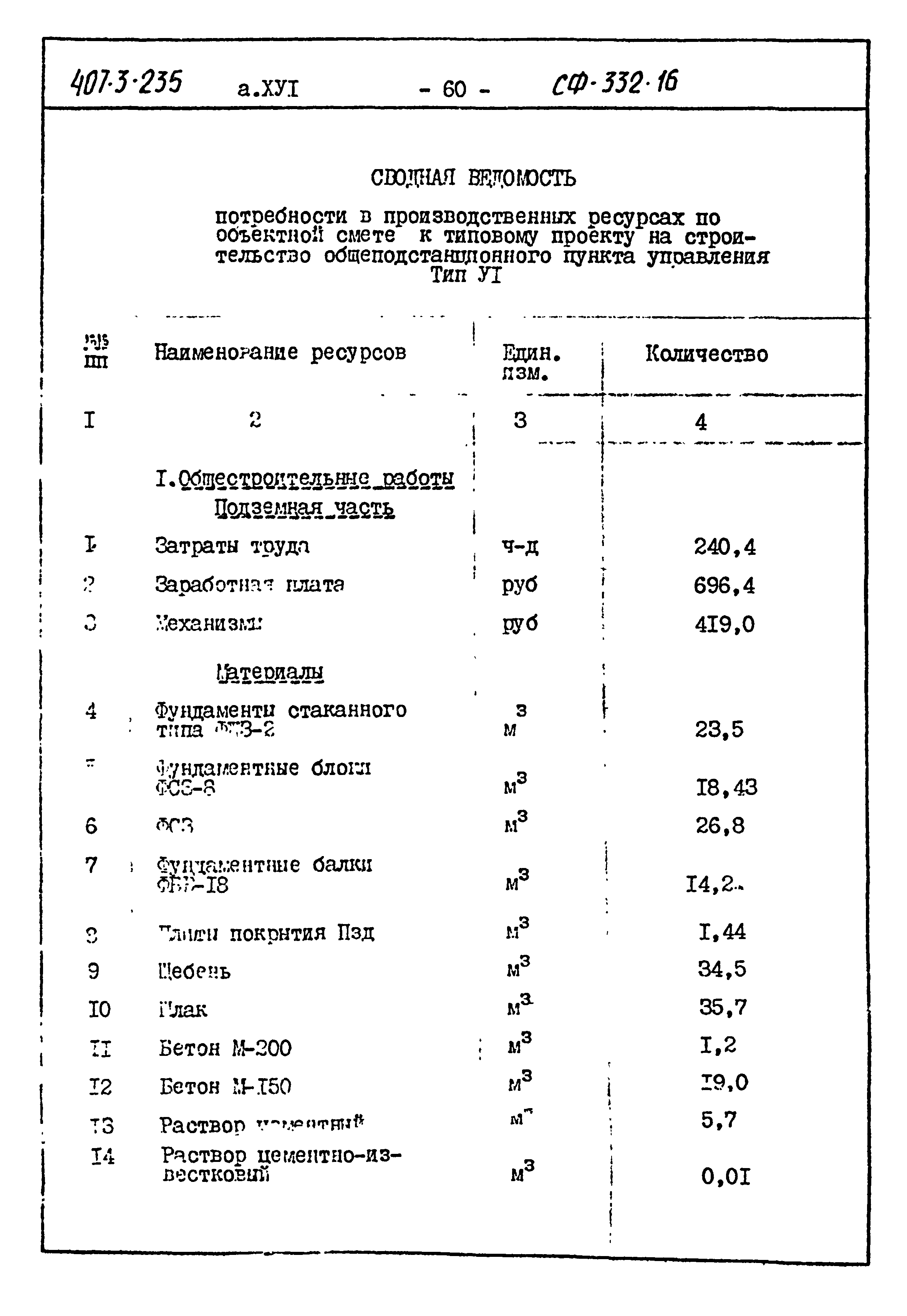 Типовой проект 407-3-235