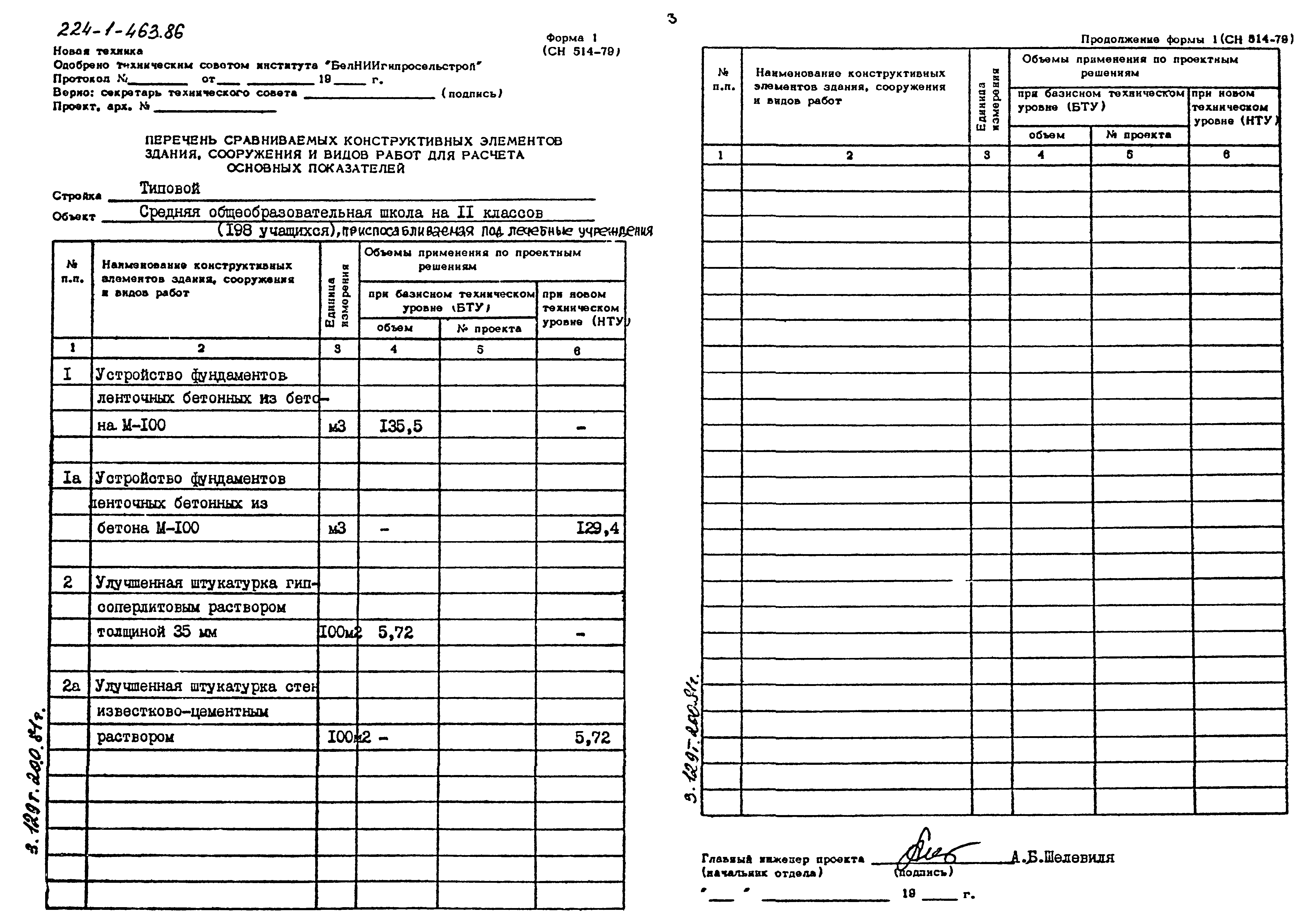 Типовой проект 224-1-463.86