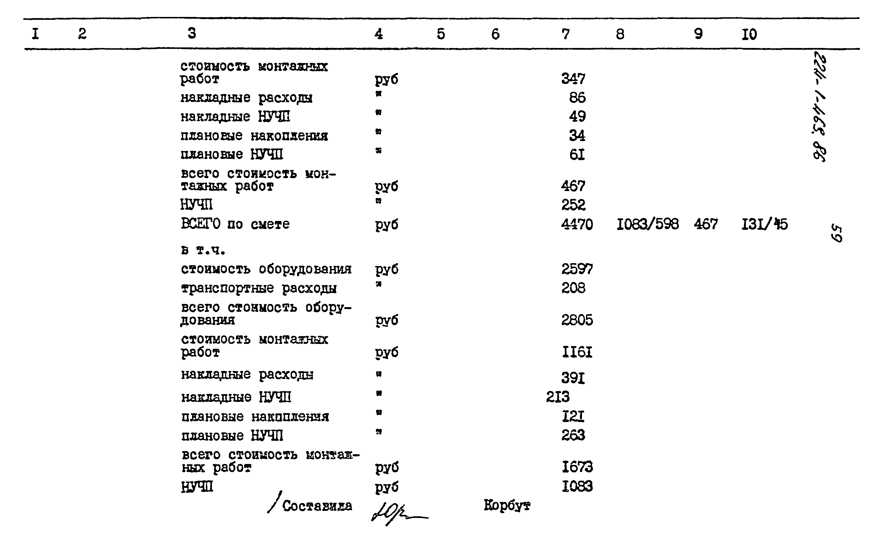 Типовой проект 224-1-463.86