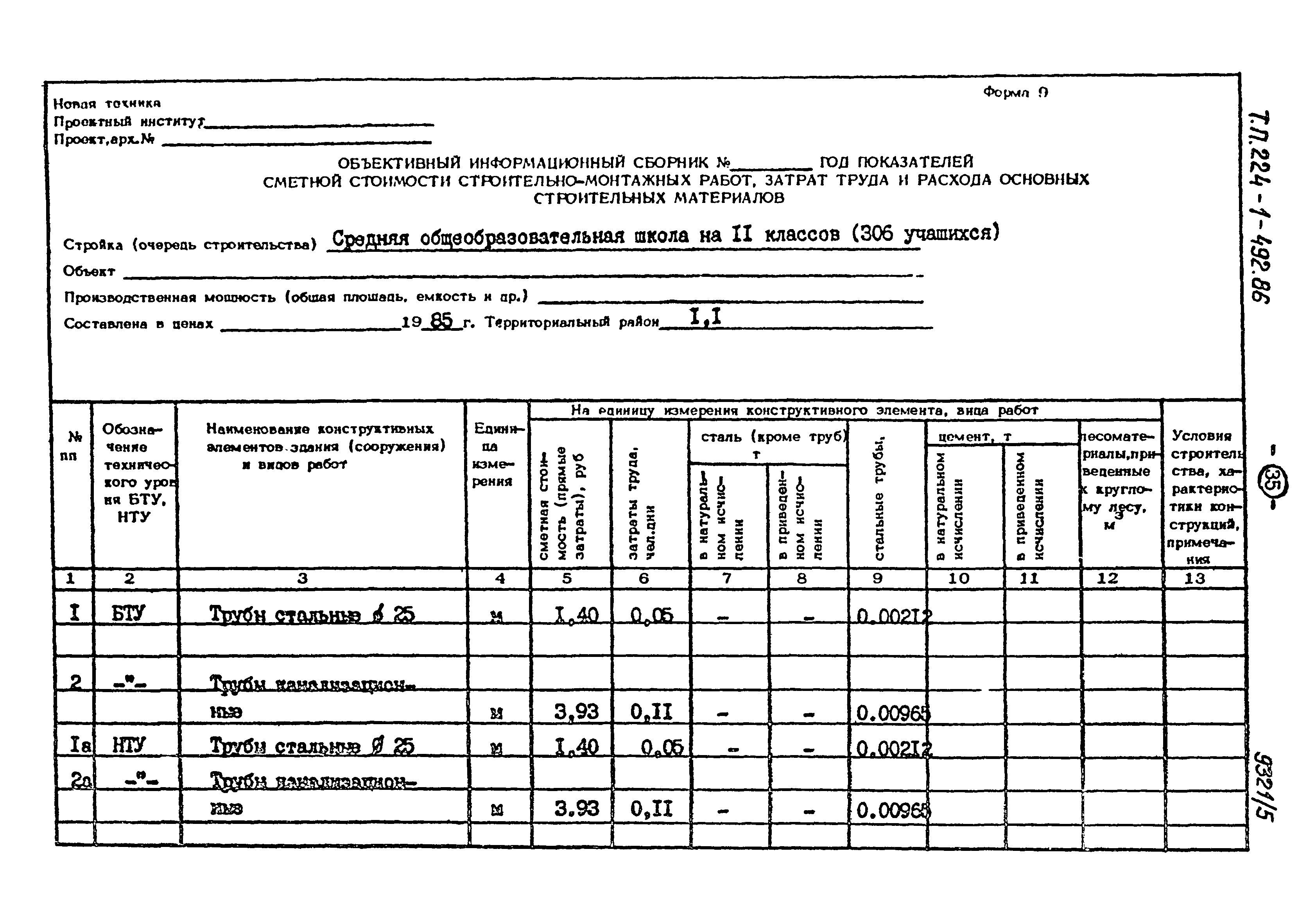 Типовой проект 224-1-492.86