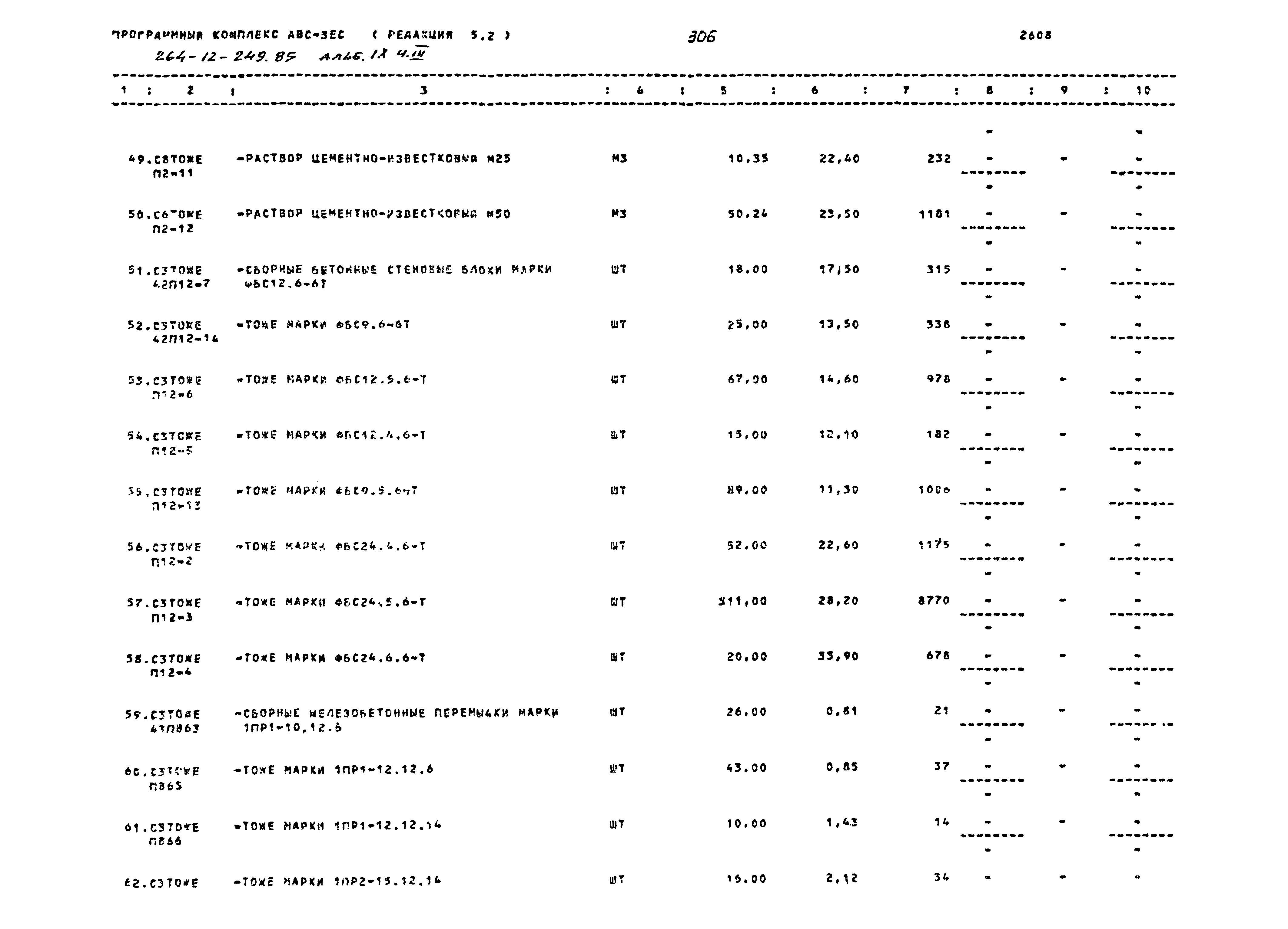 Типовой проект 264-12-249.85