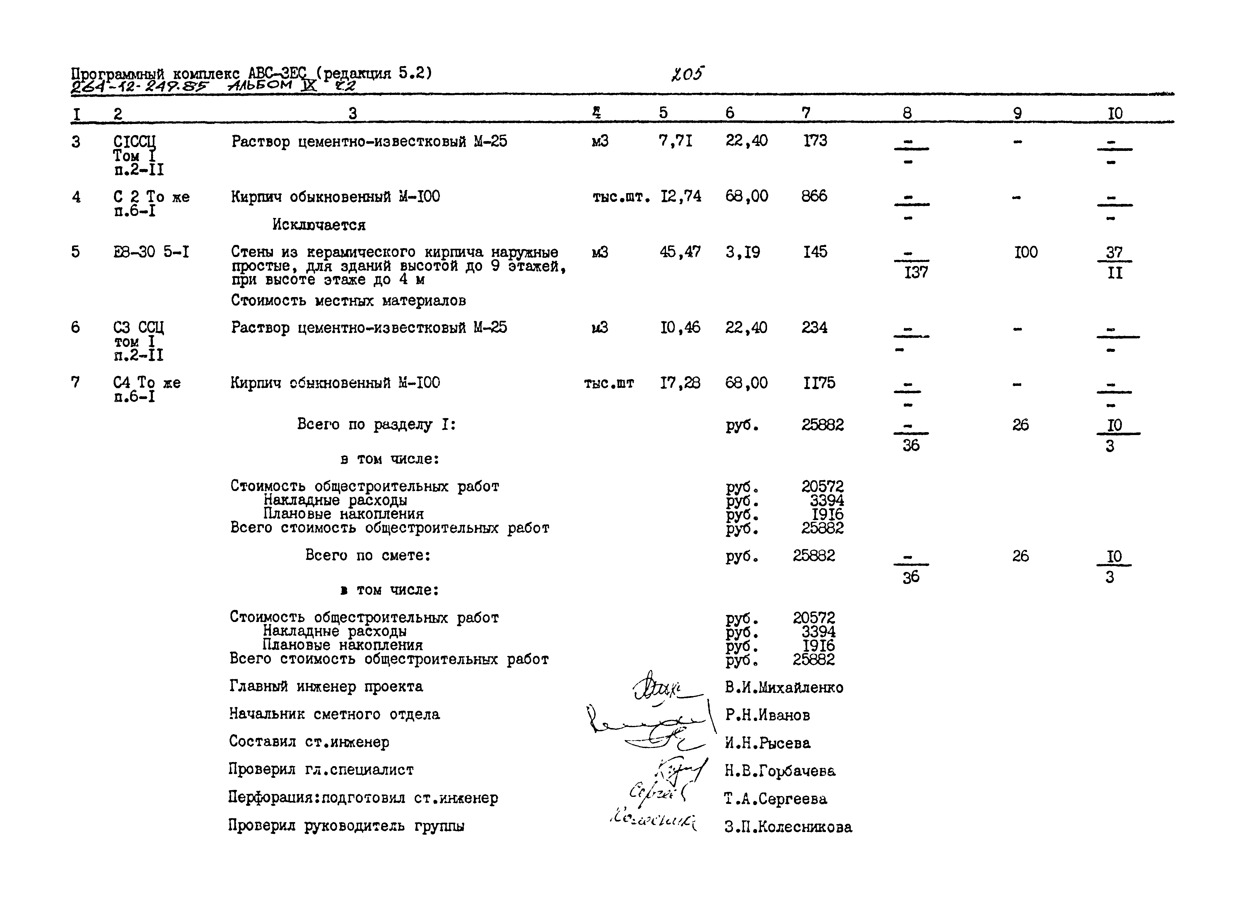 Типовой проект 264-12-249.85