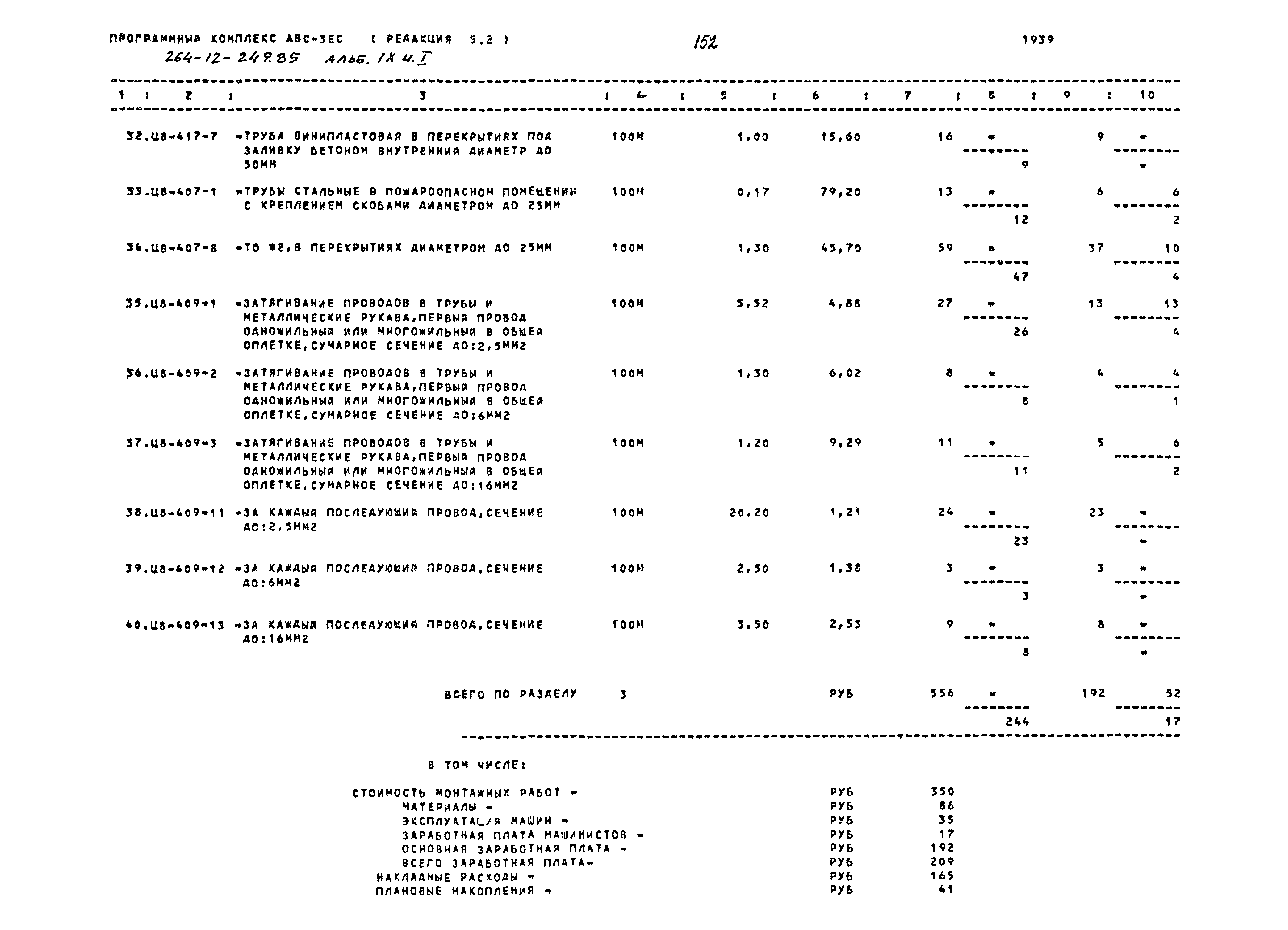 Типовой проект 264-12-249.85