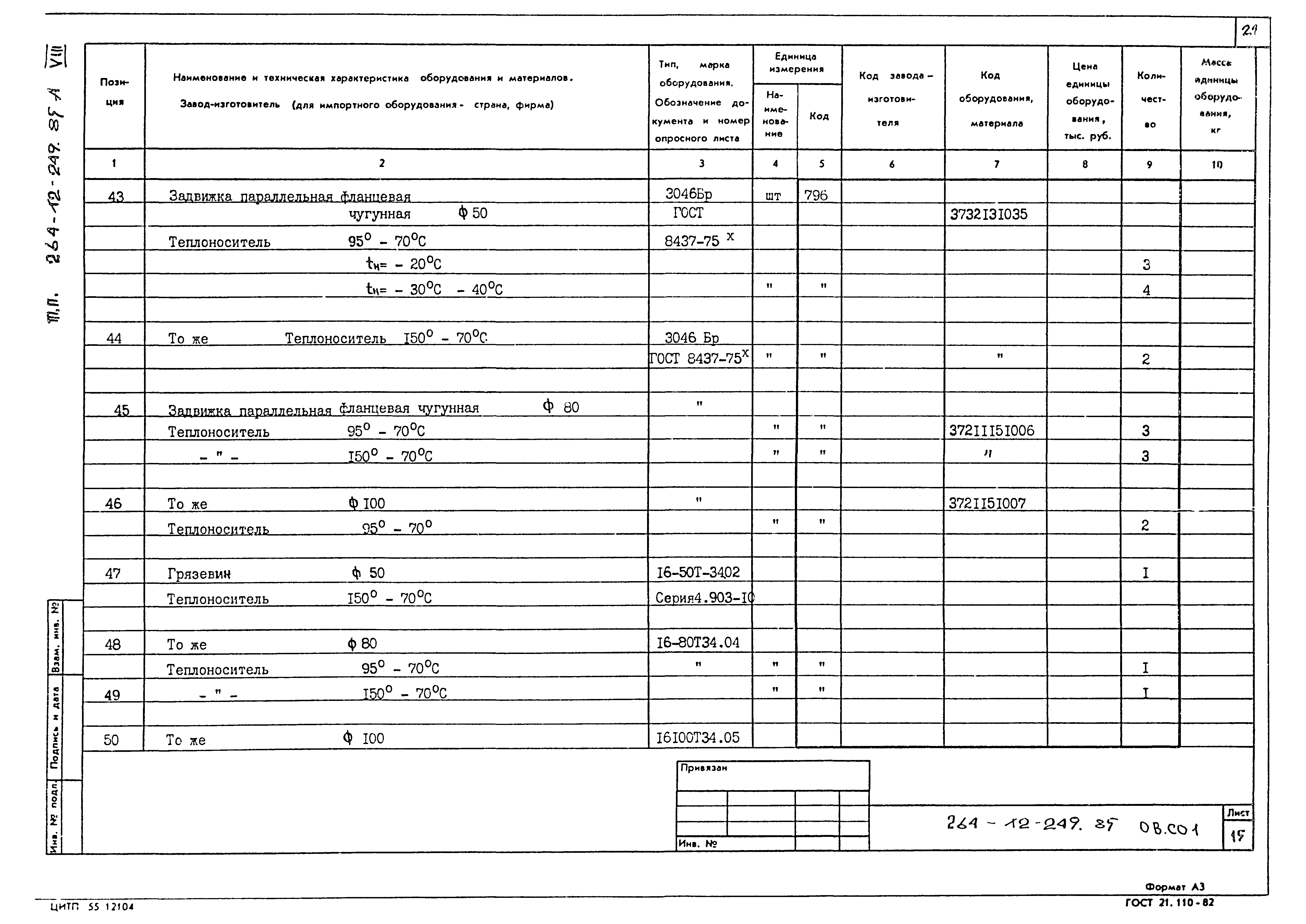 Типовой проект 264-12-249.85