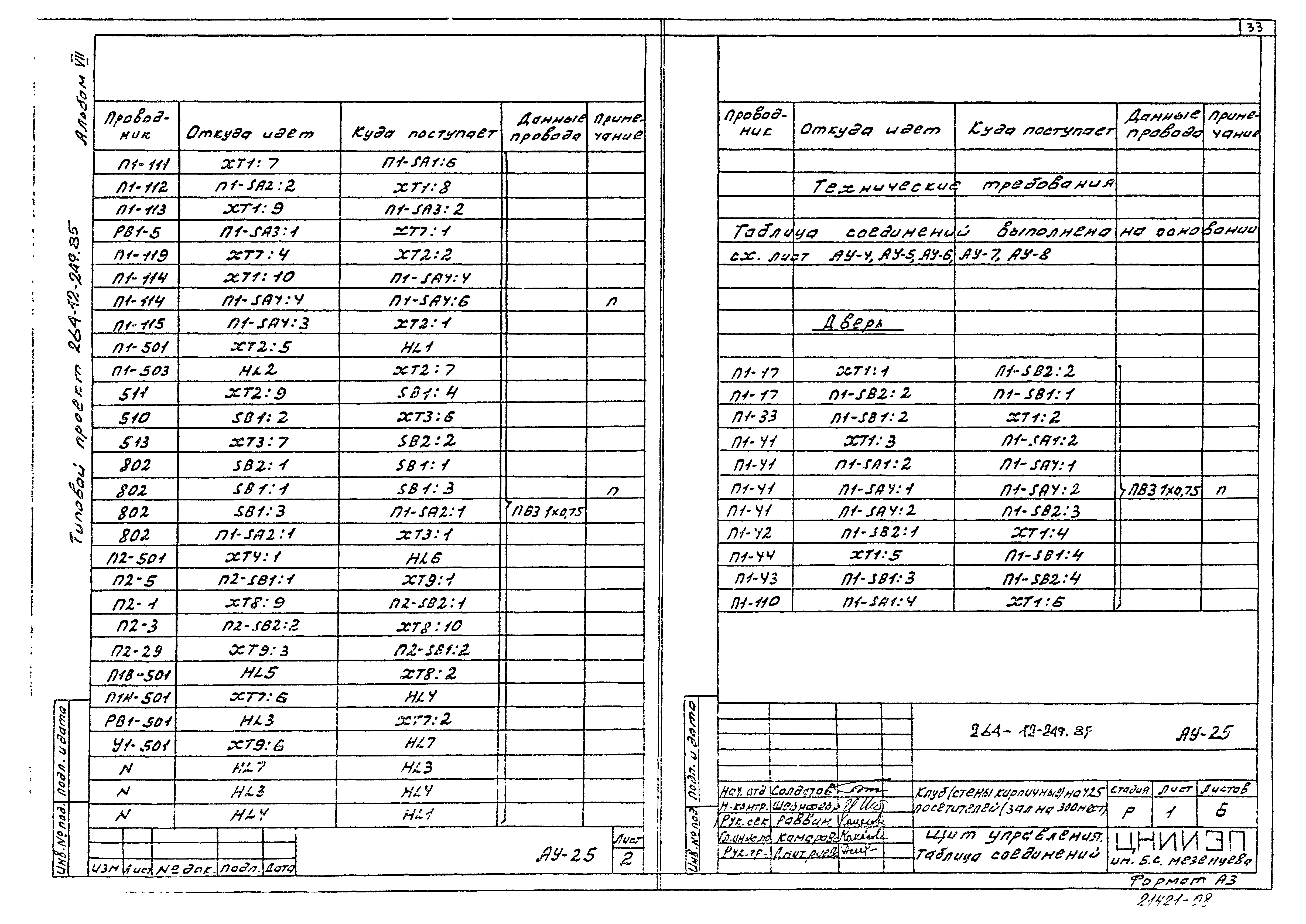 Типовой проект 264-12-249.85