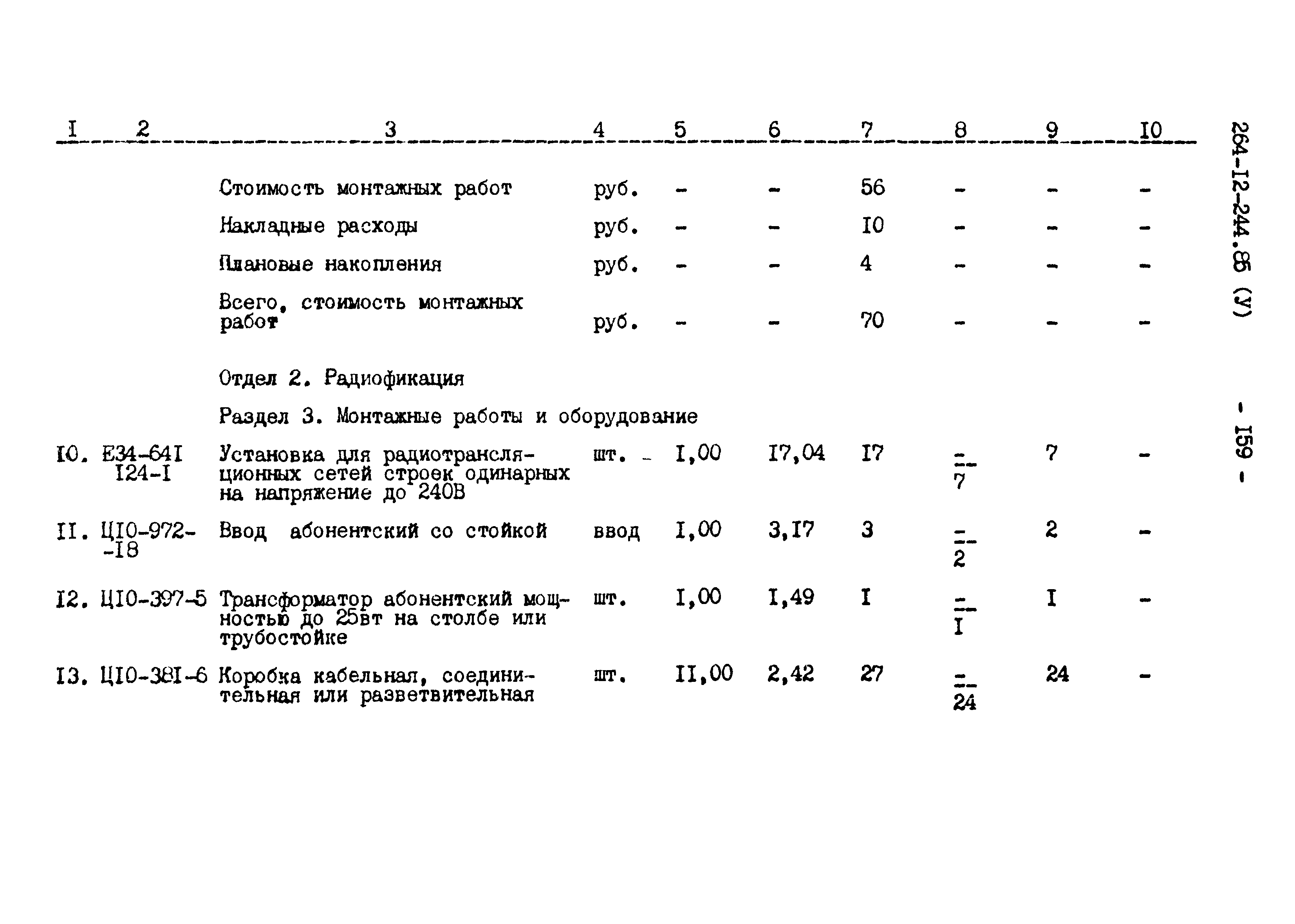 Типовой проект 264-12-244.85