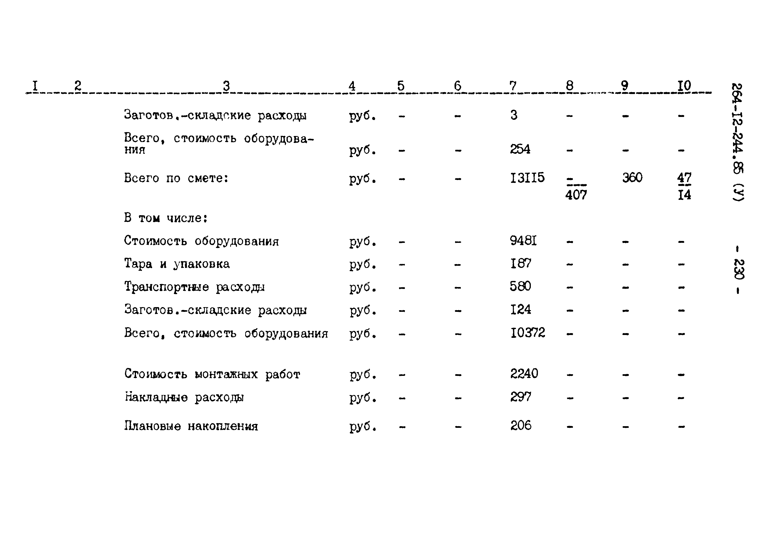 Типовой проект 264-12-244.85