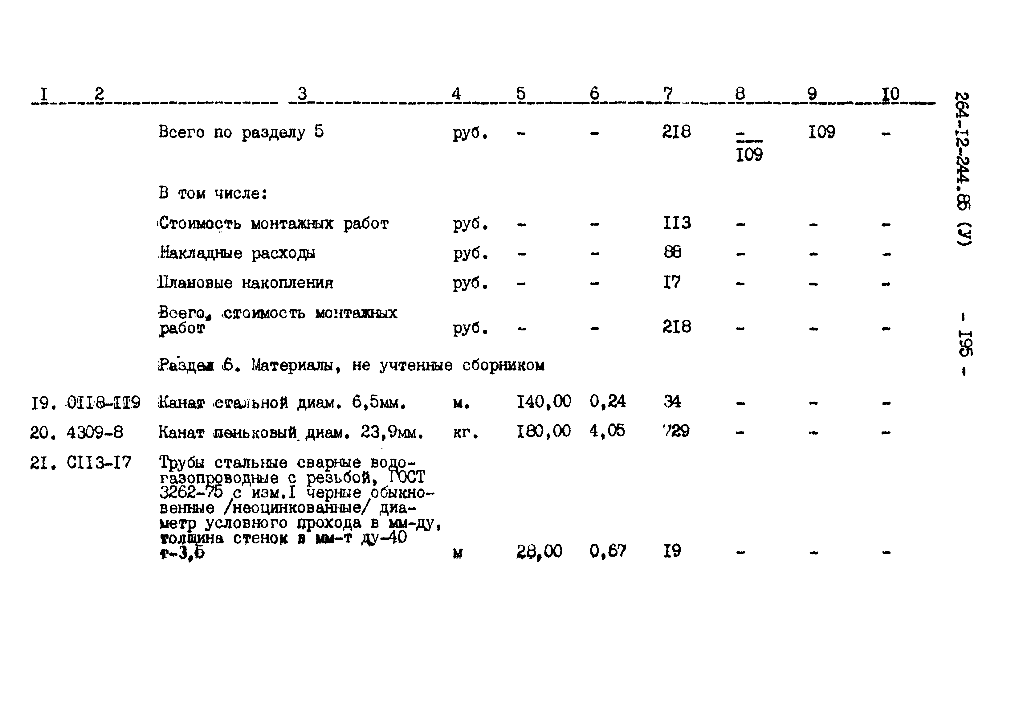 Типовой проект 264-12-244.85