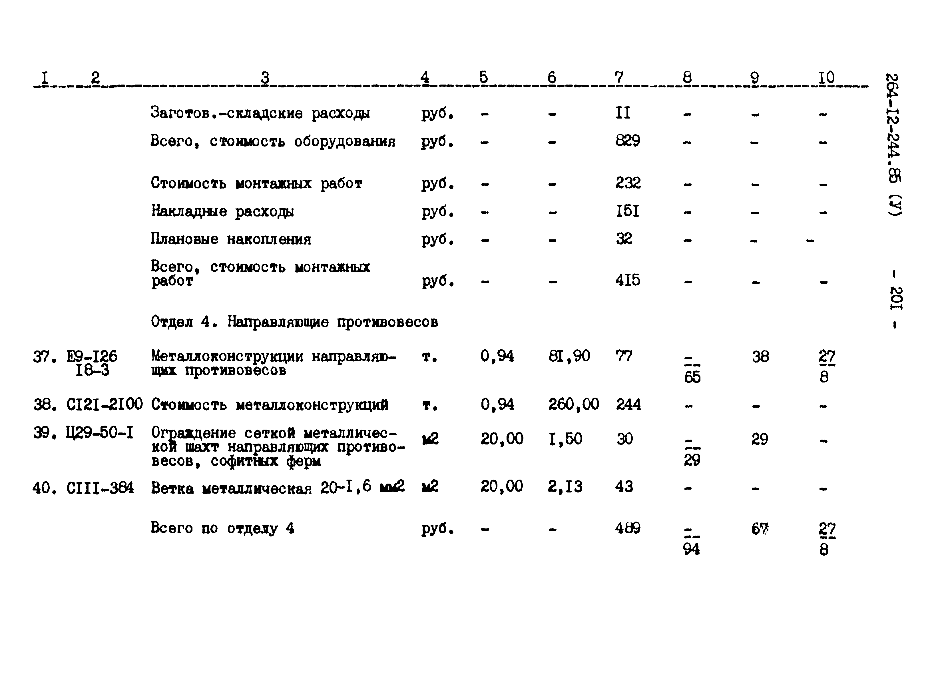 Типовой проект 264-12-244.85