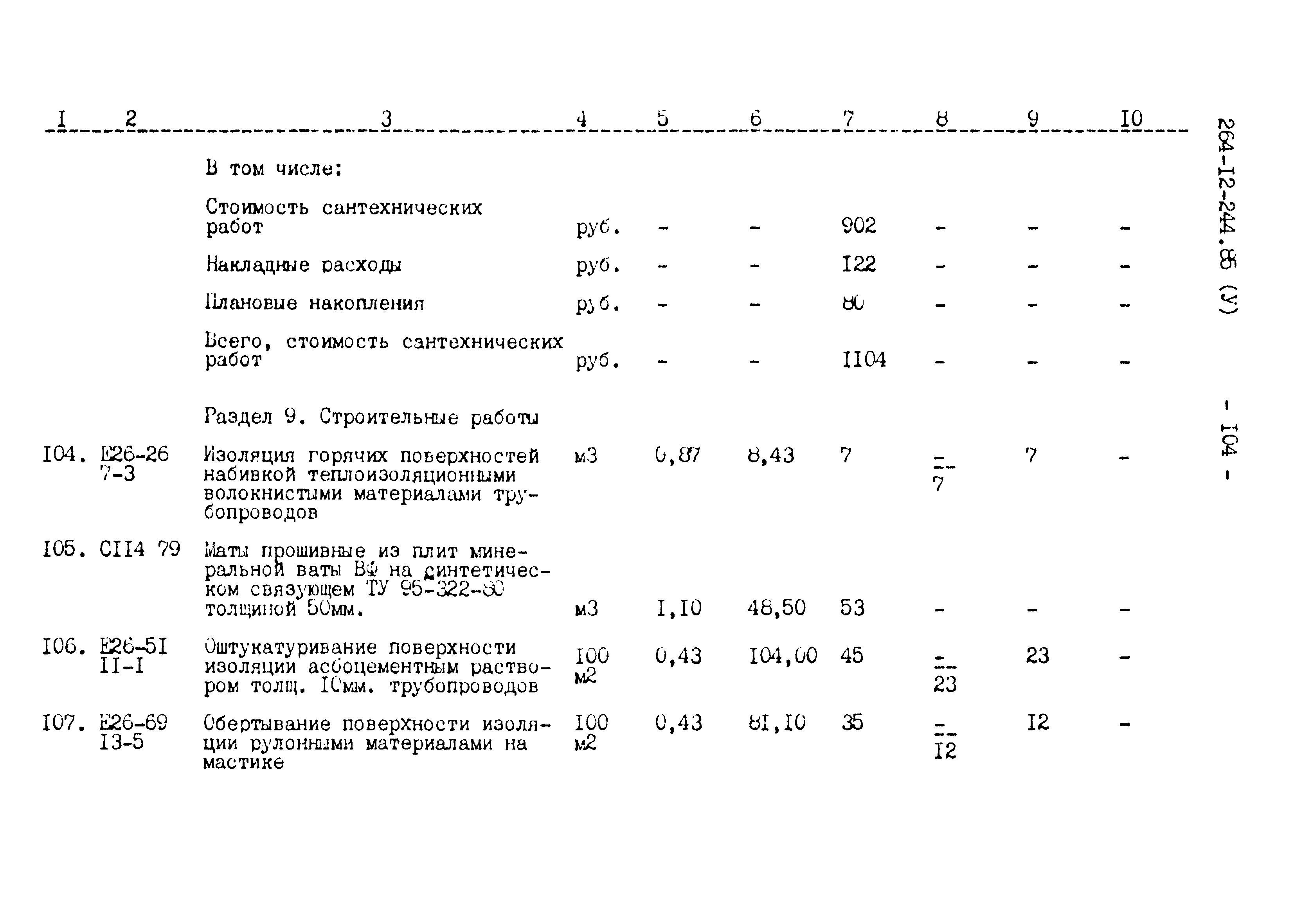 Типовой проект 264-12-244.85