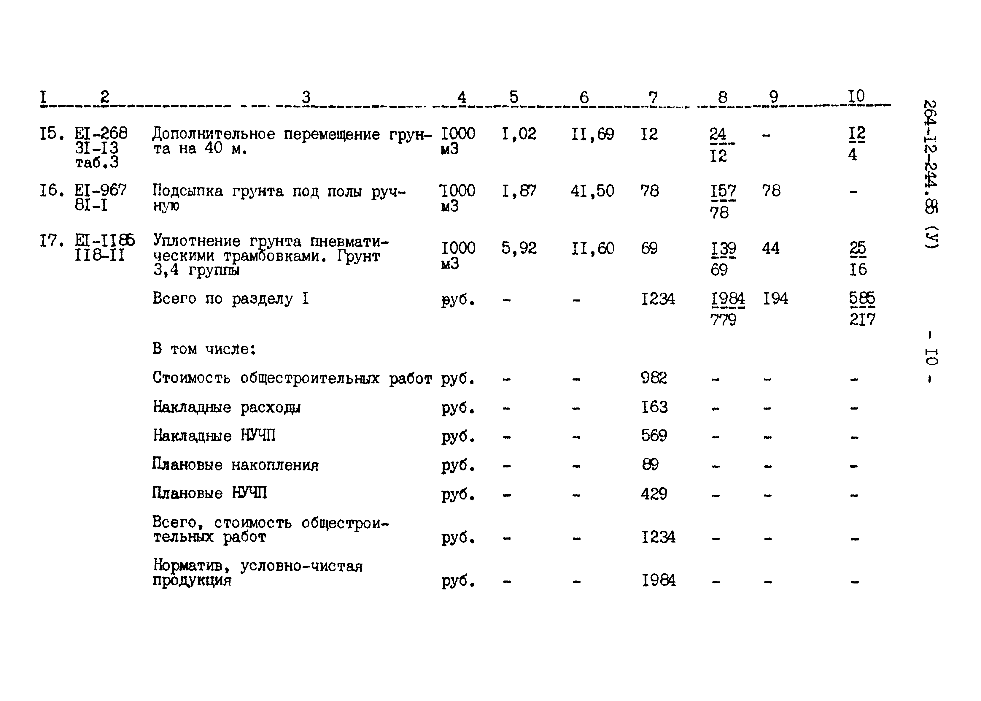 Типовой проект 264-12-244.85