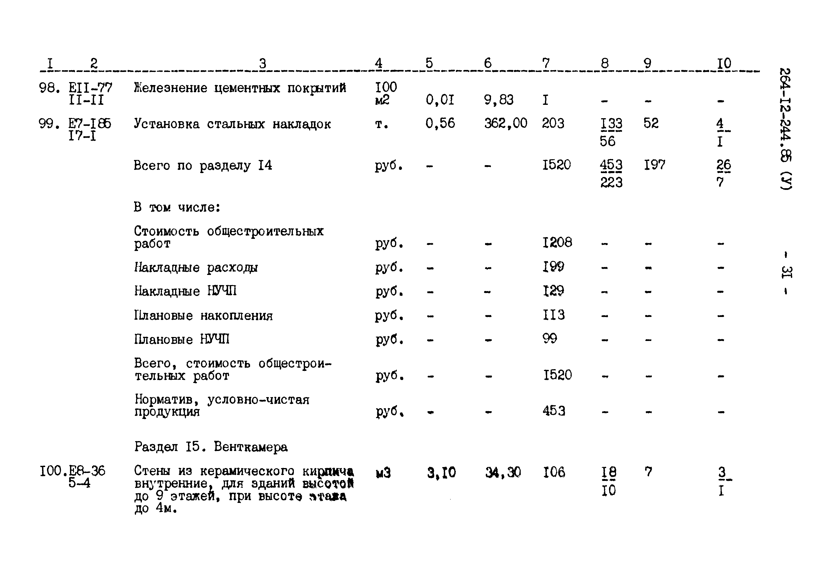 Типовой проект 264-12-244.85