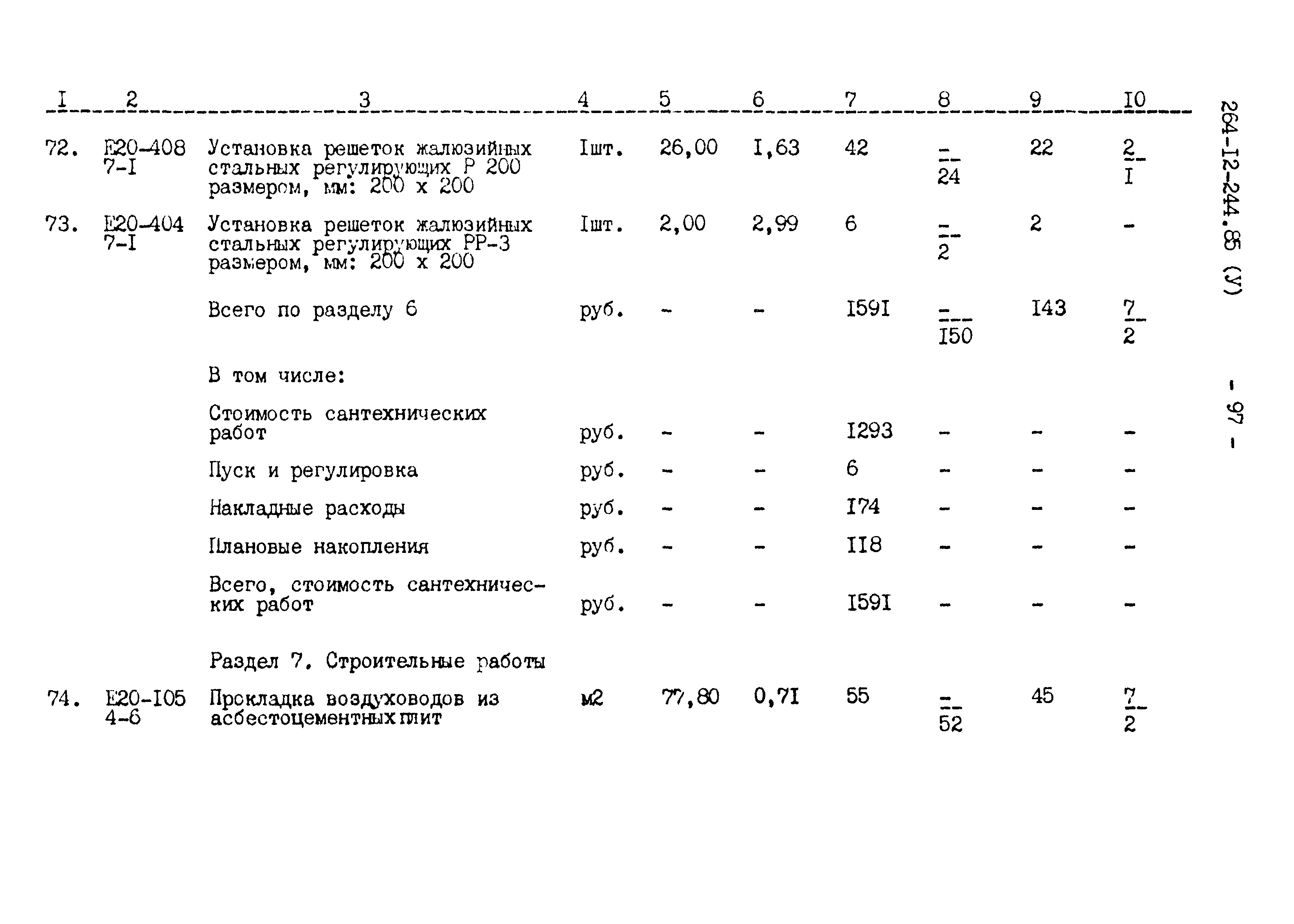 Типовой проект 264-12-244.85