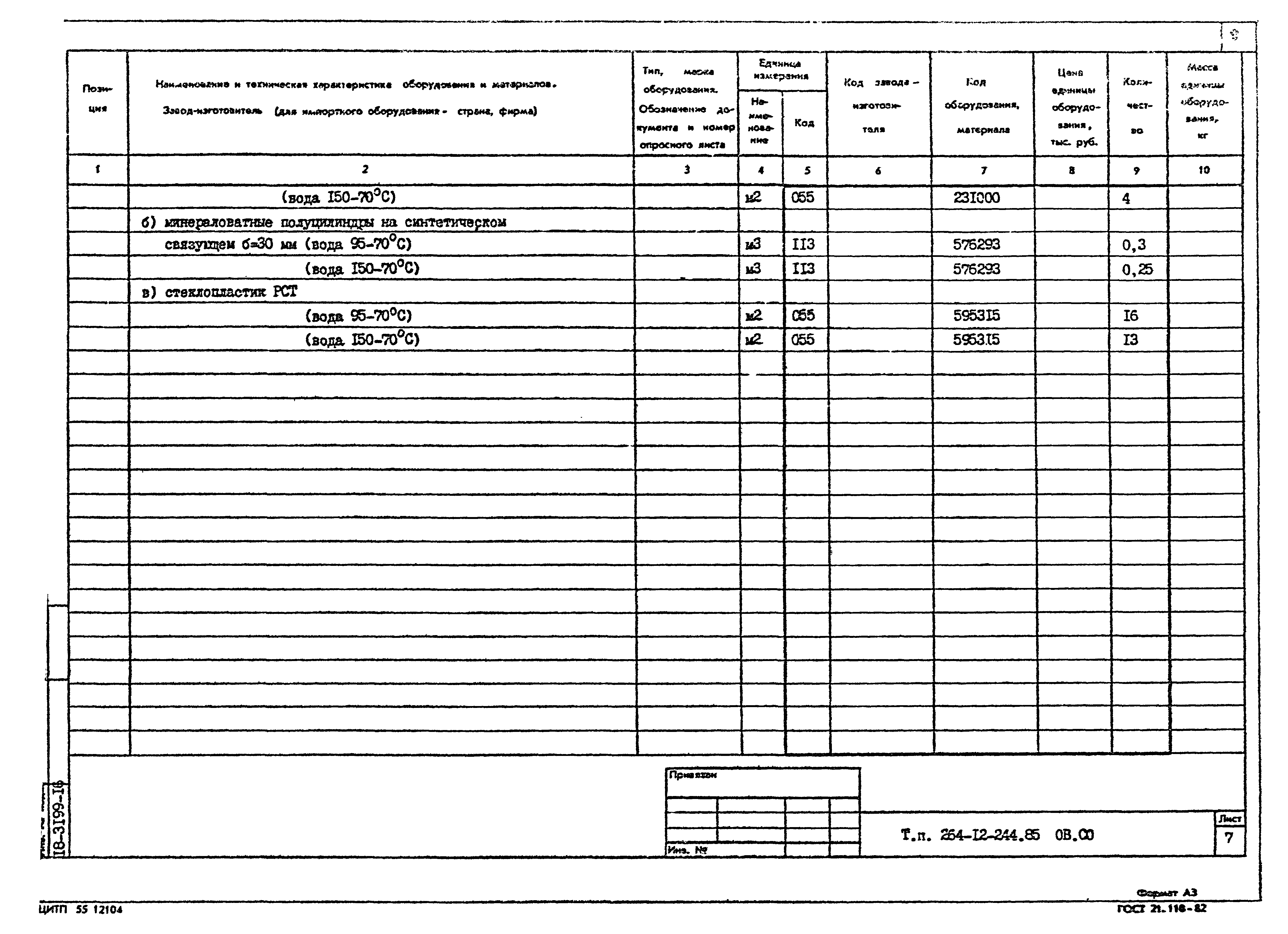 Типовой проект 264-12-244.85