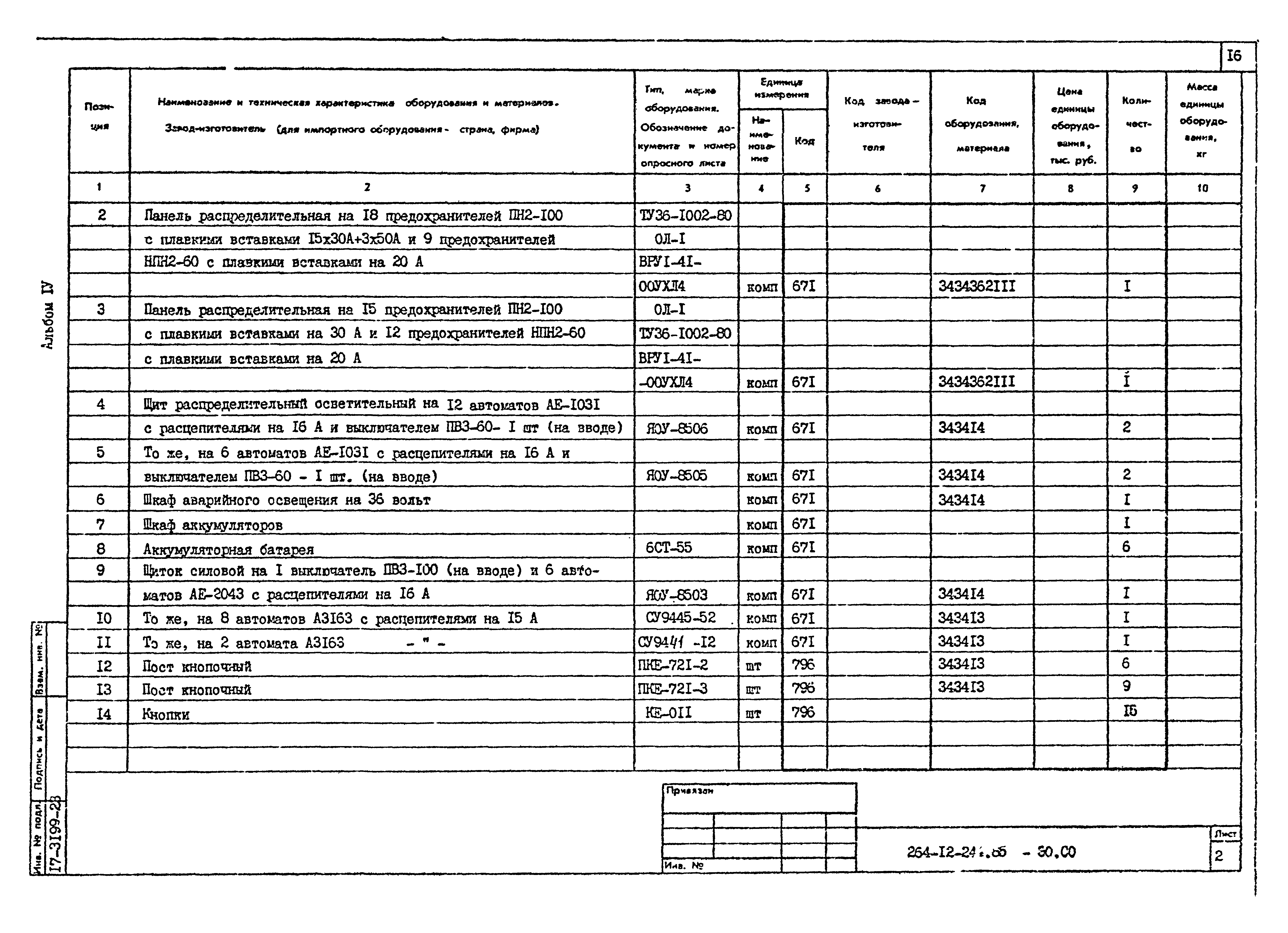 Типовой проект 264-12-244.85