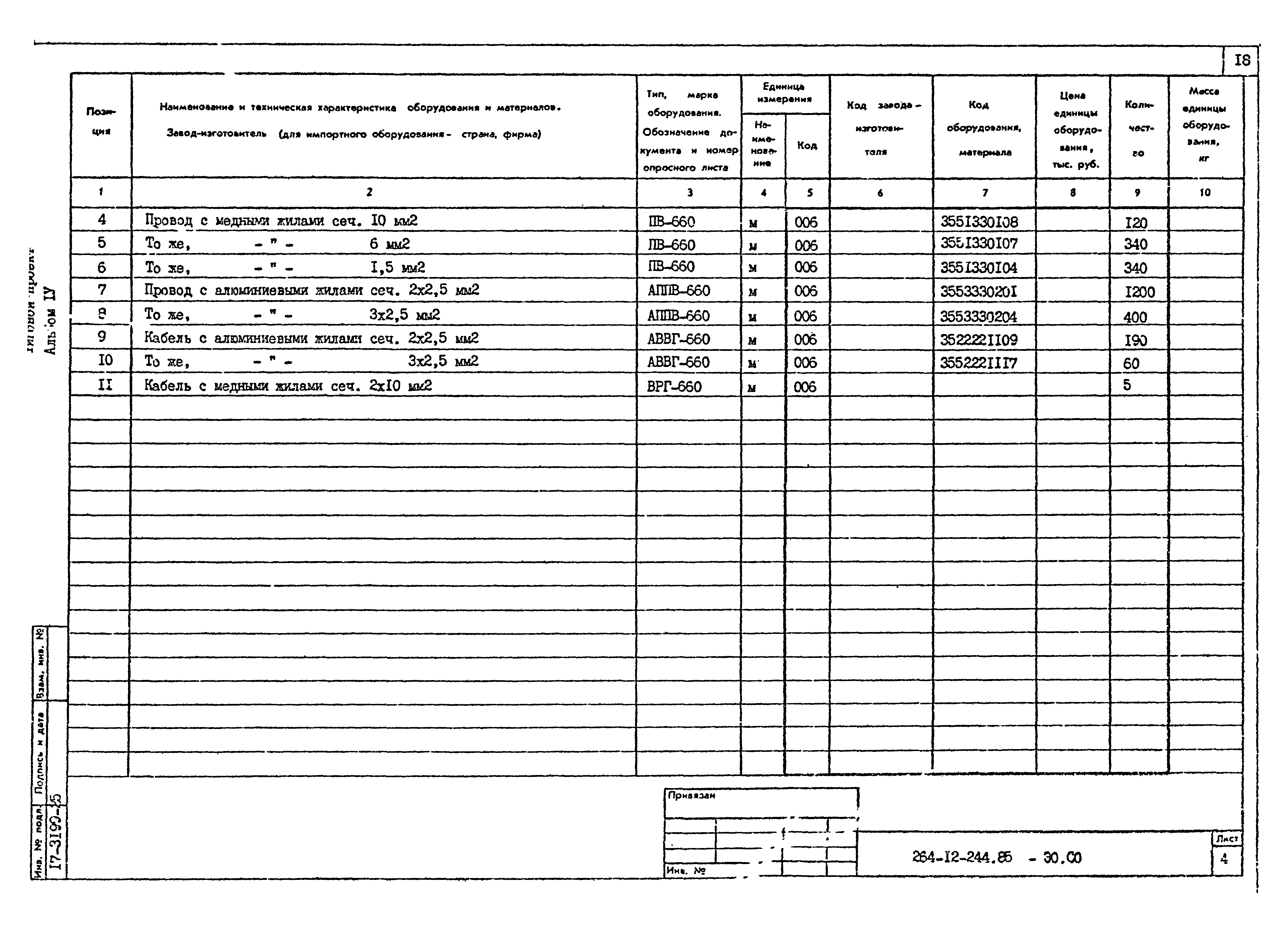 Типовой проект 264-12-244.85