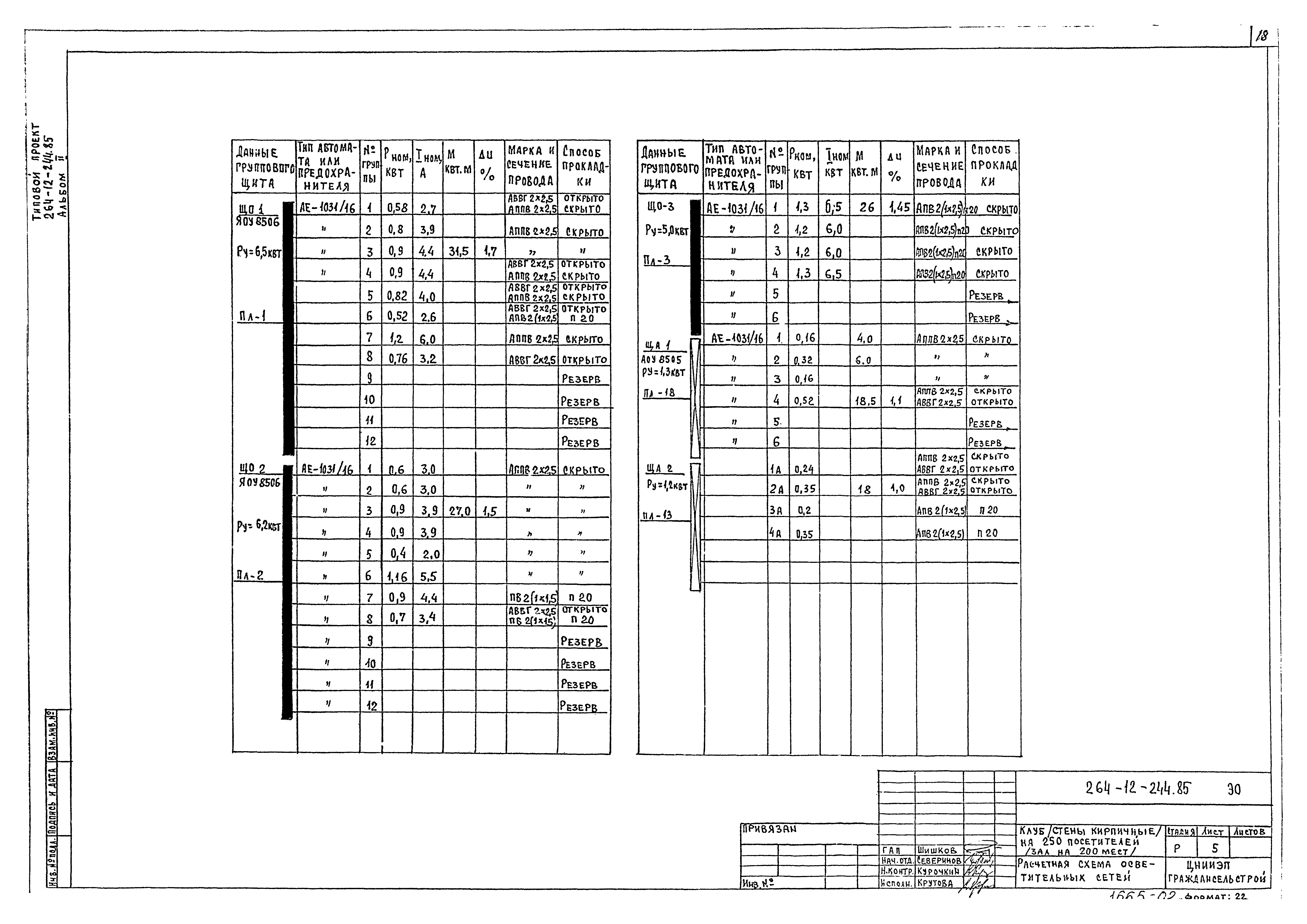 Типовой проект 264-12-244.85