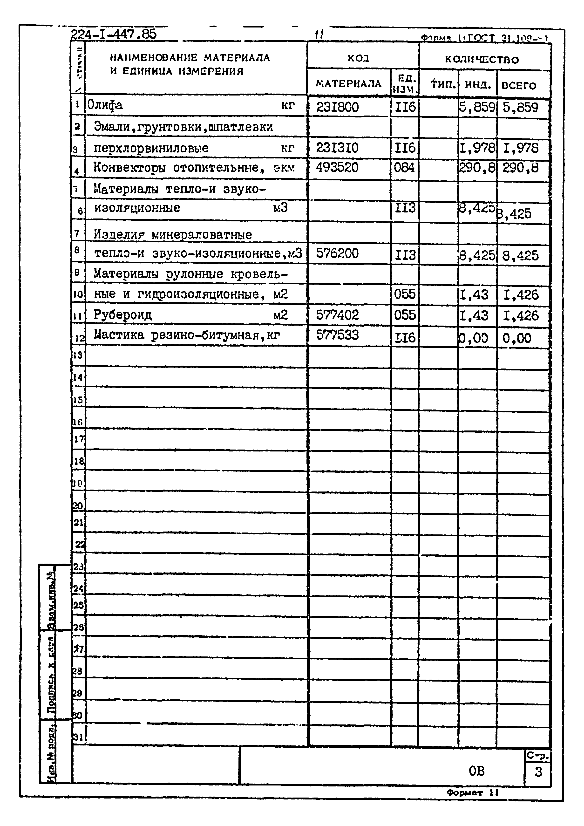 Типовой проект 224-1-447.85