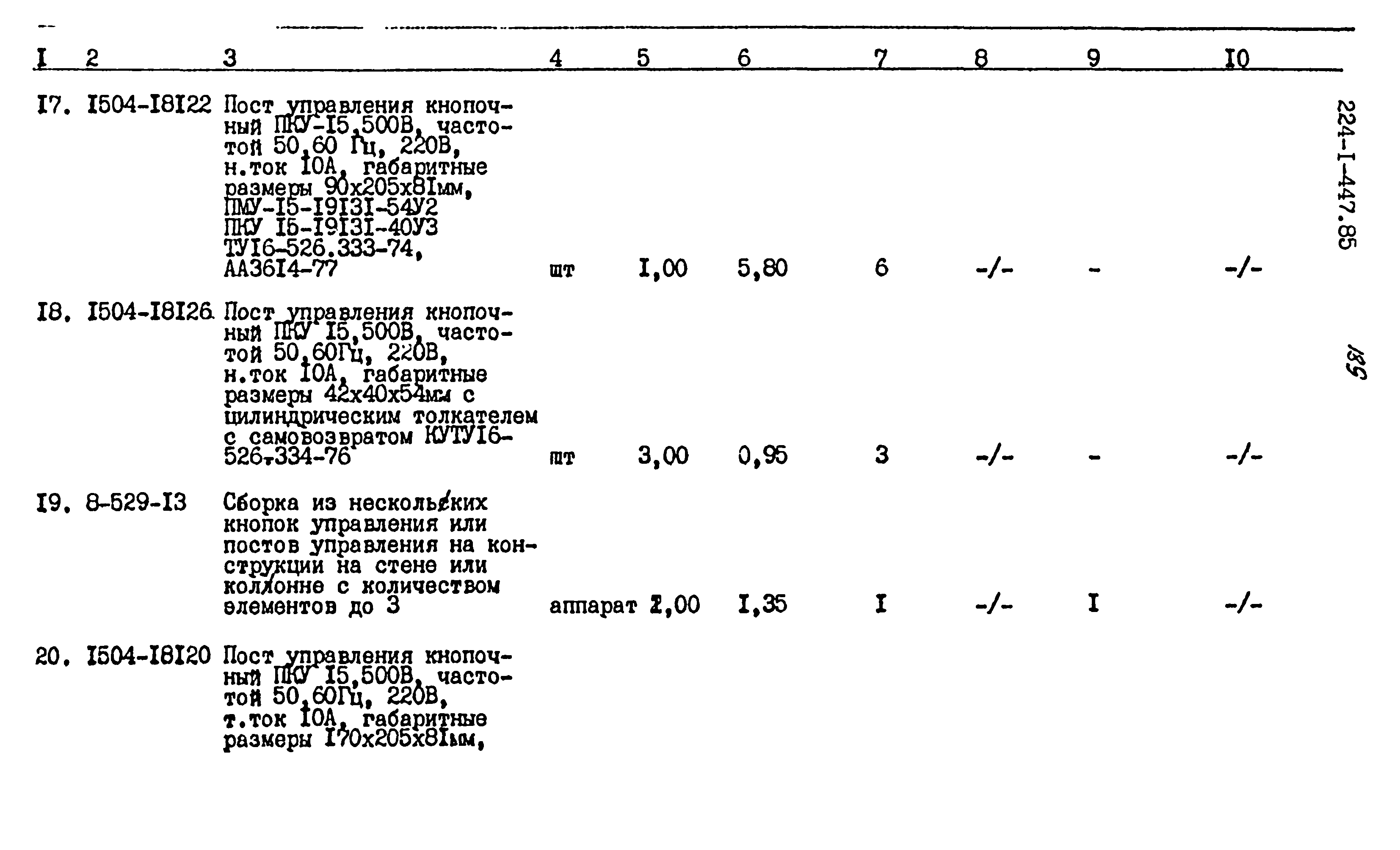 Типовой проект 224-1-447.85