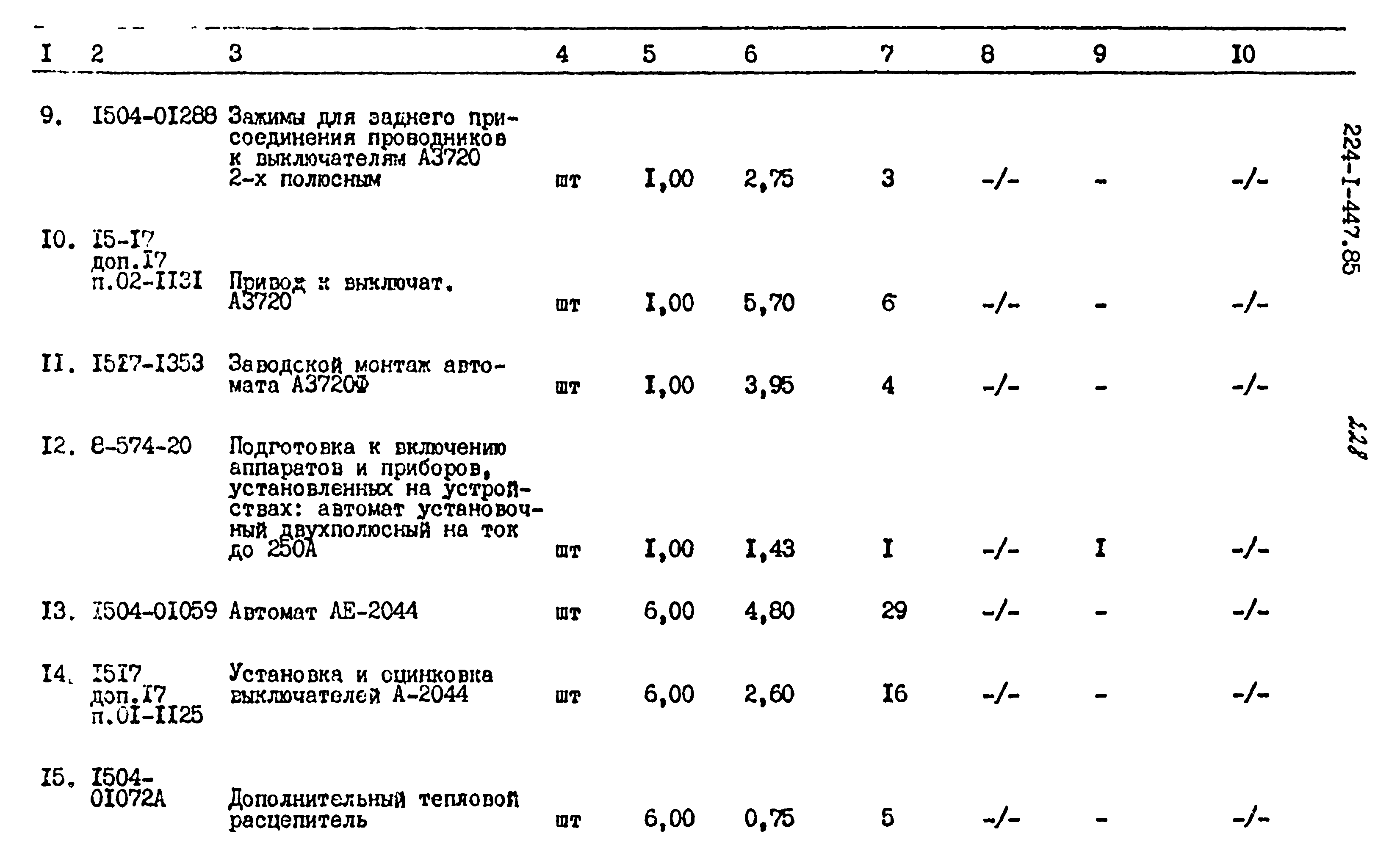 Типовой проект 224-1-447.85