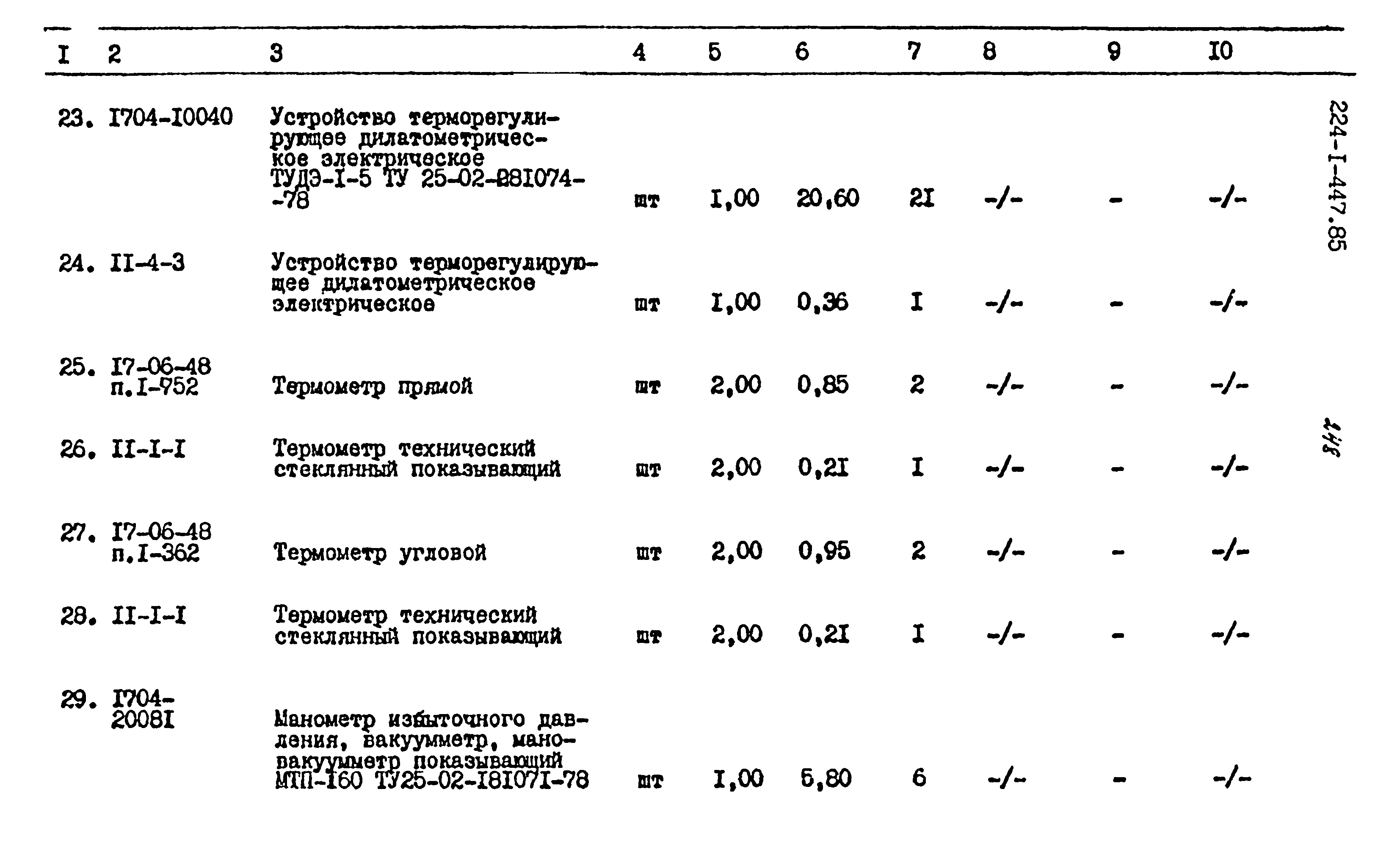 Типовой проект 224-1-447.85