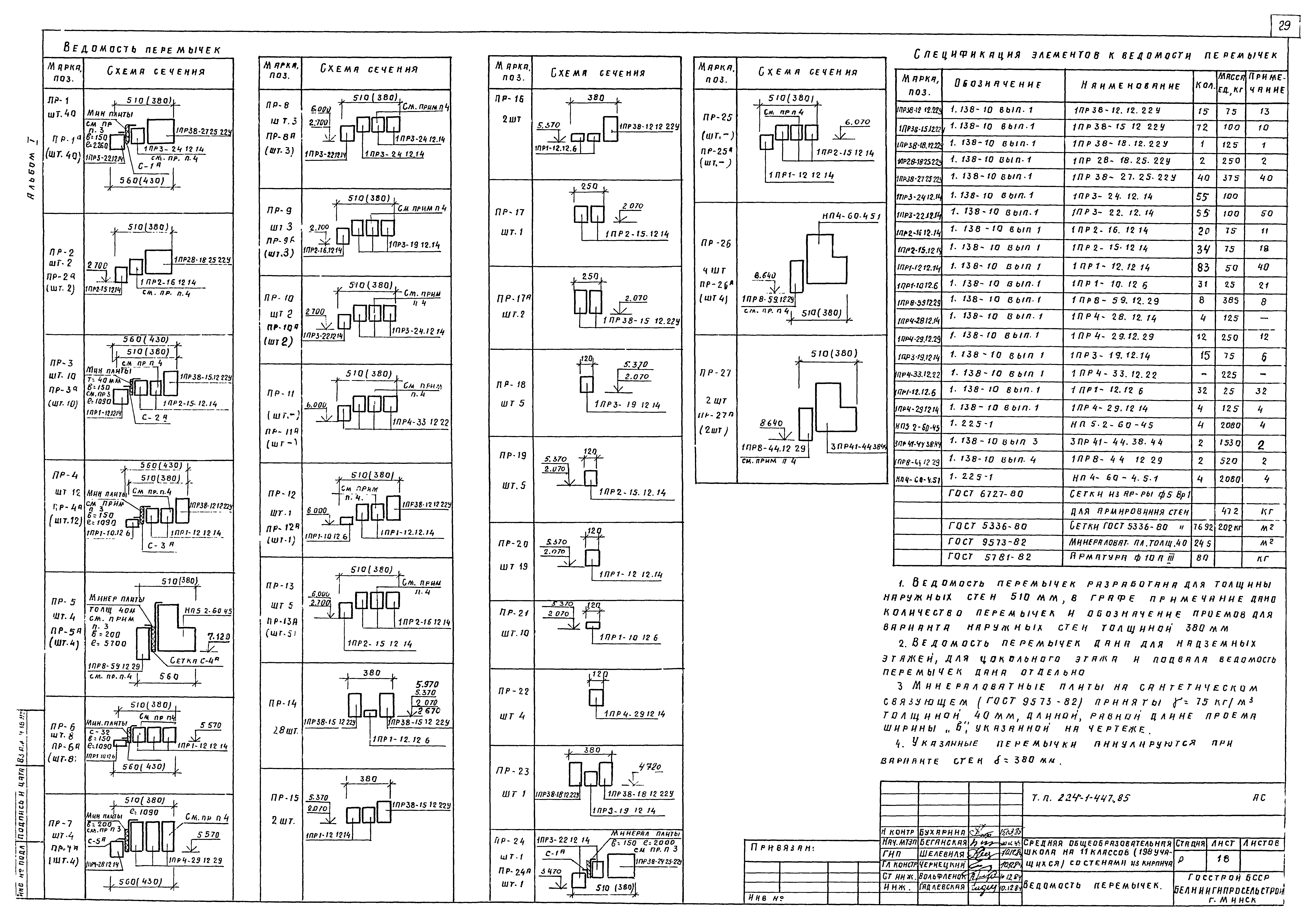 Типовой проект 224-1-447.85