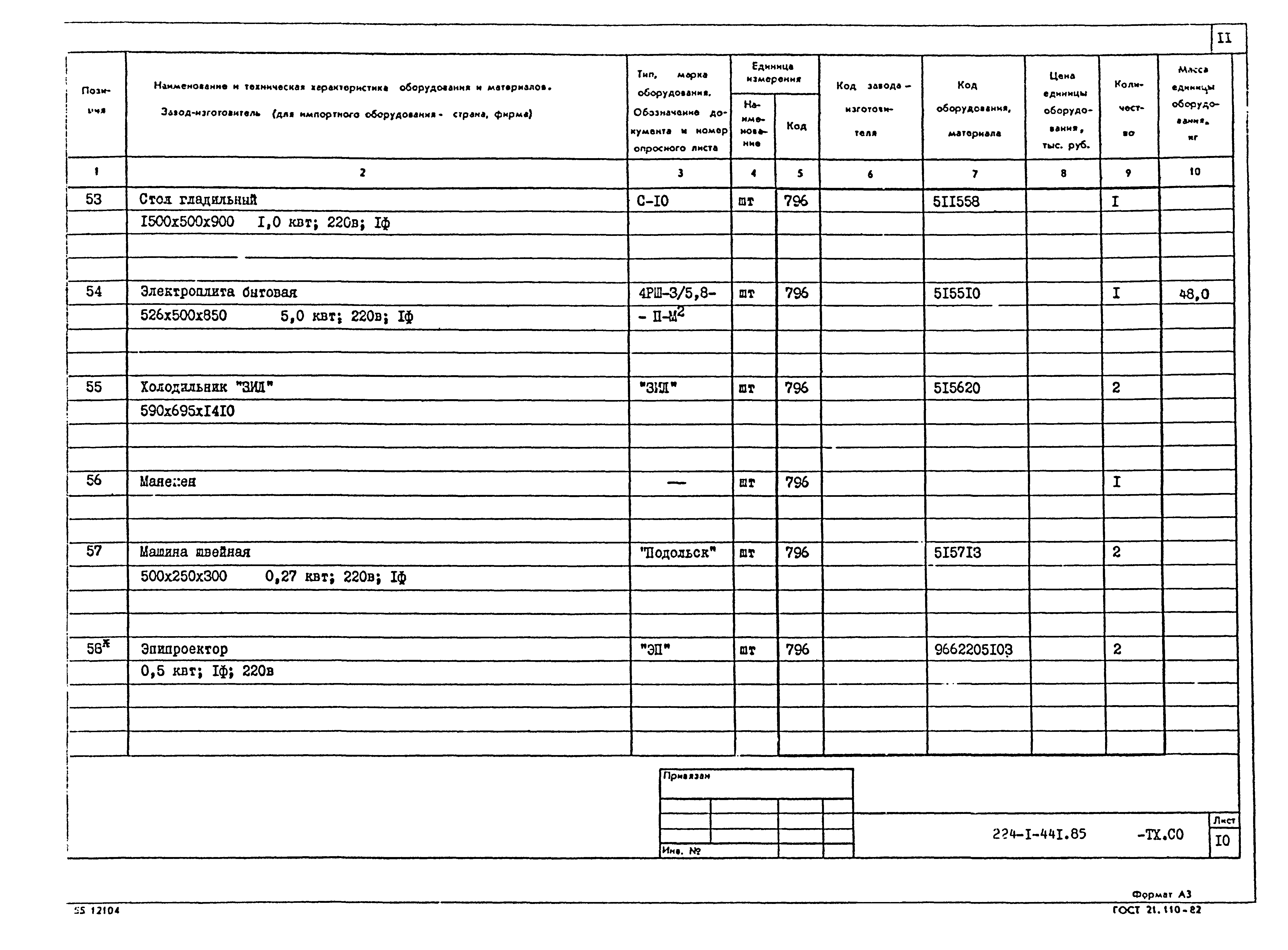 Типовой проект 224-1-441.85