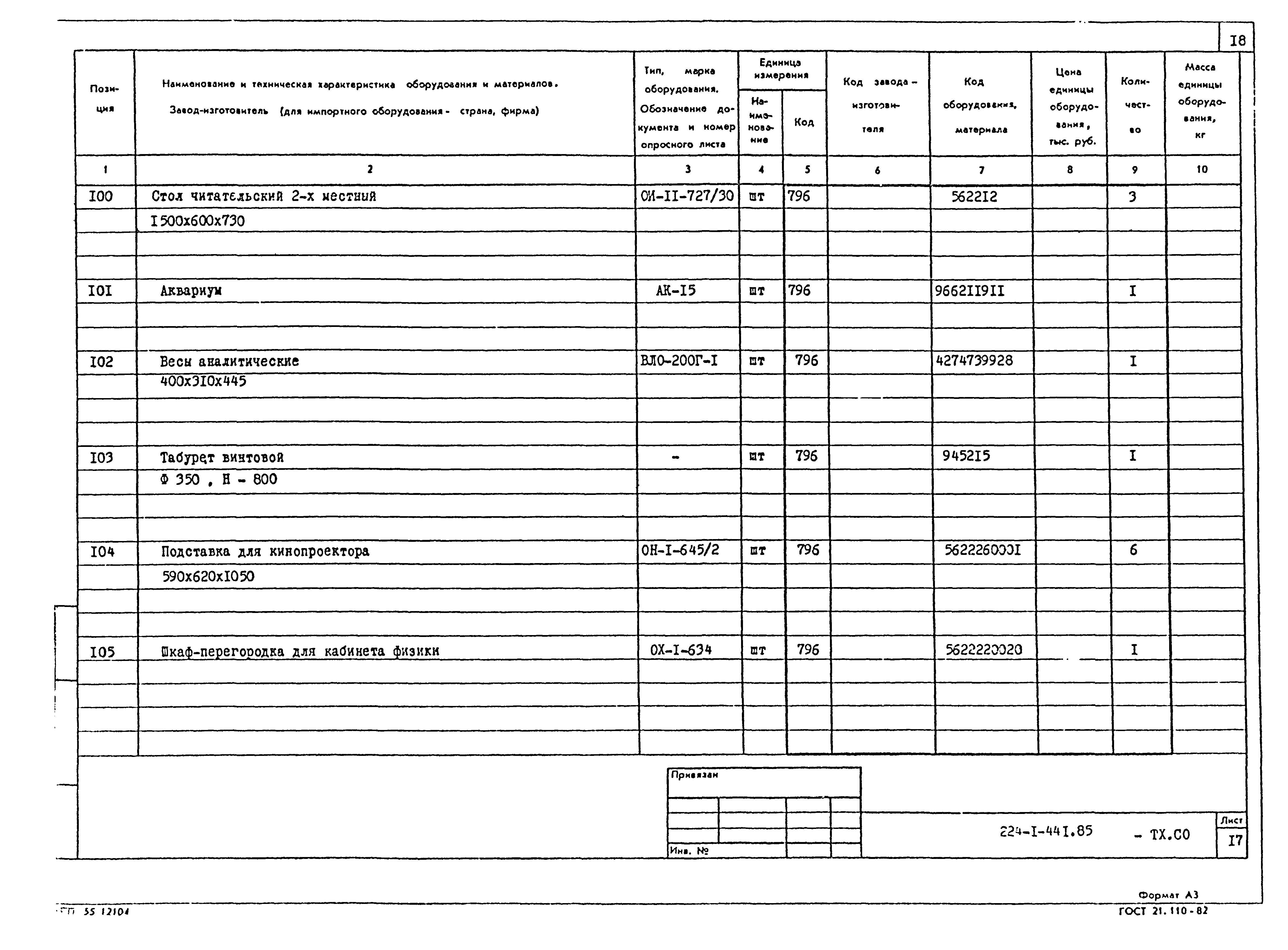 Типовой проект 224-1-441.85