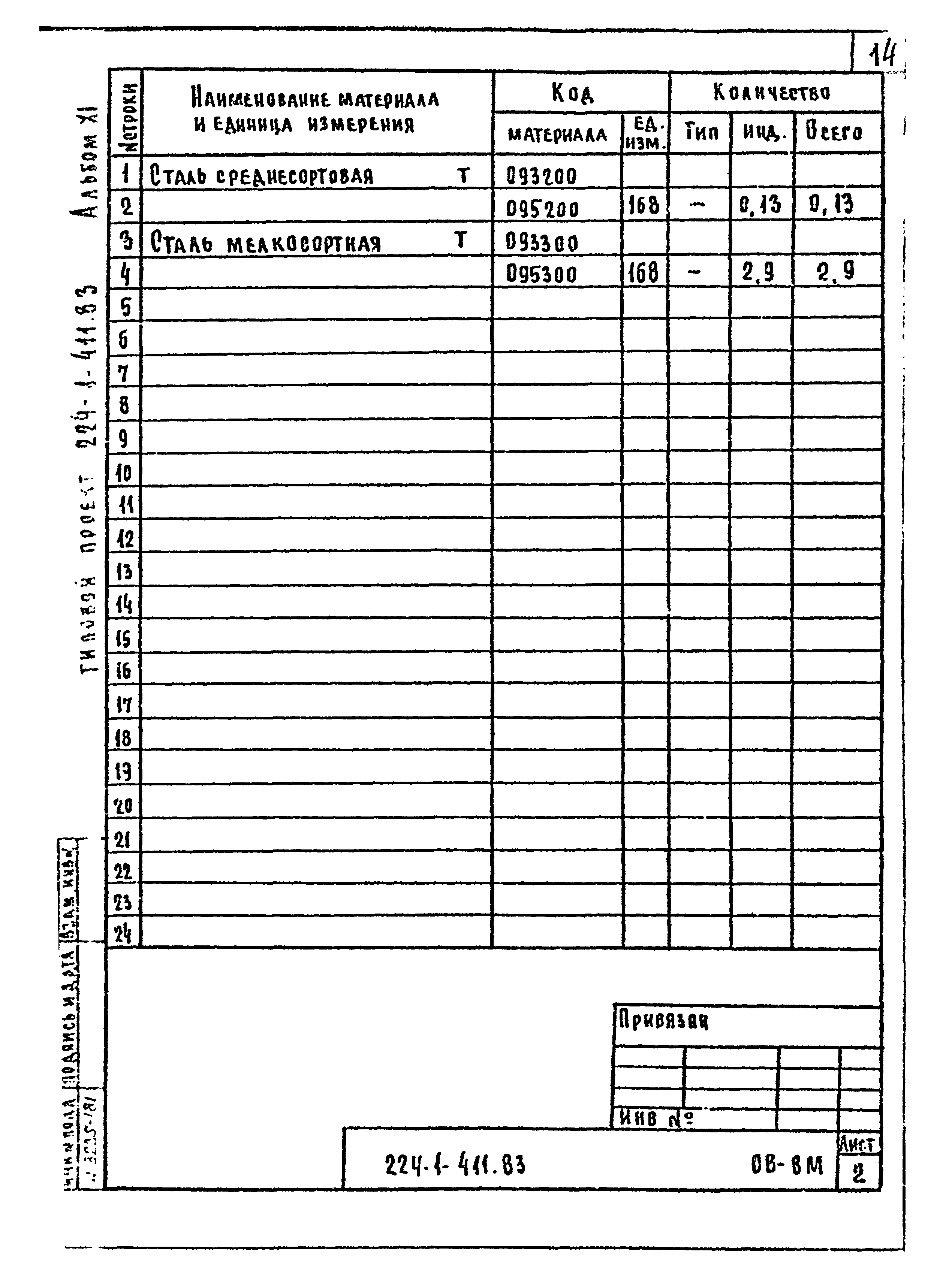 Типовой проект 224-1-411.83