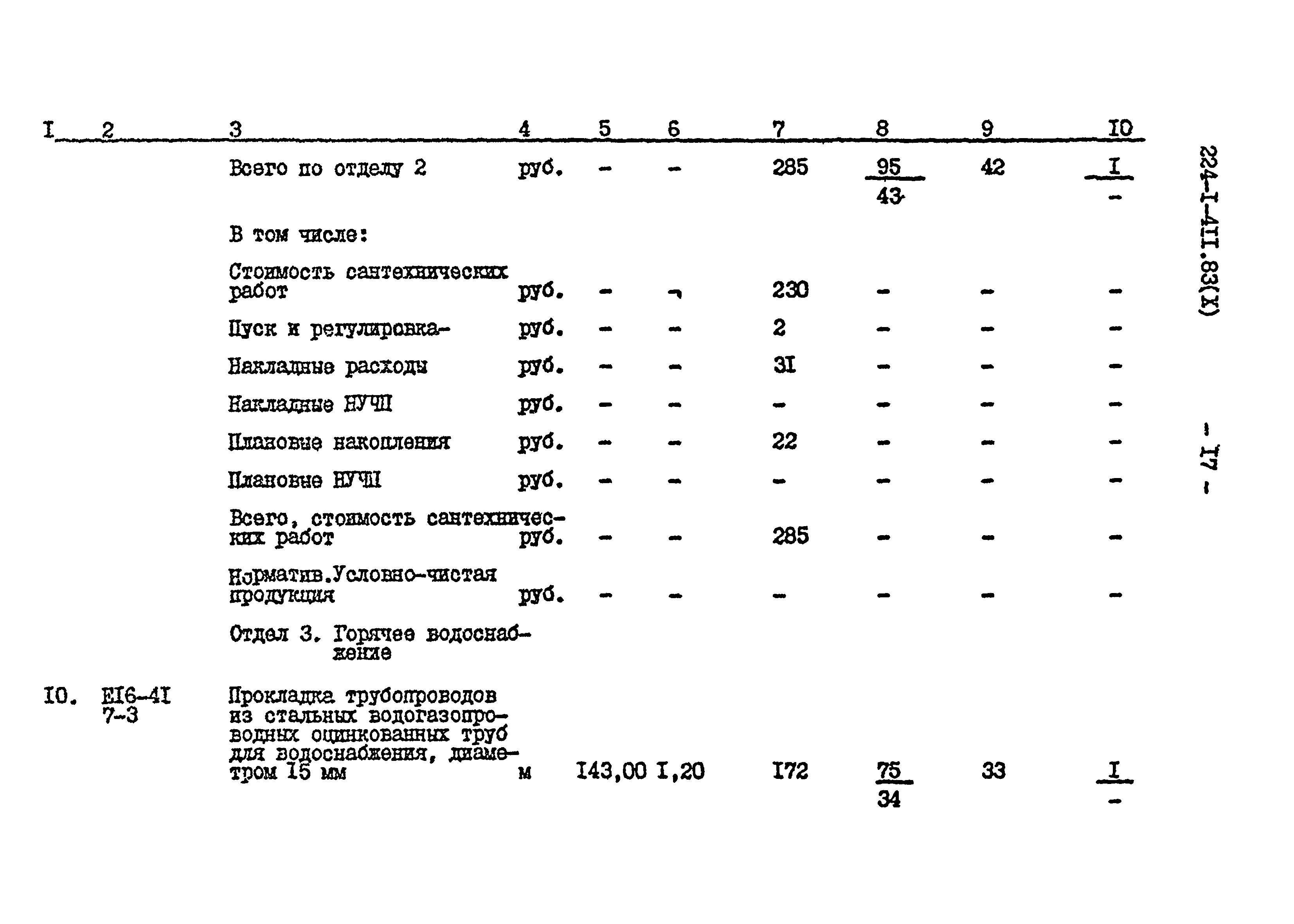 Типовой проект 224-1-411.83