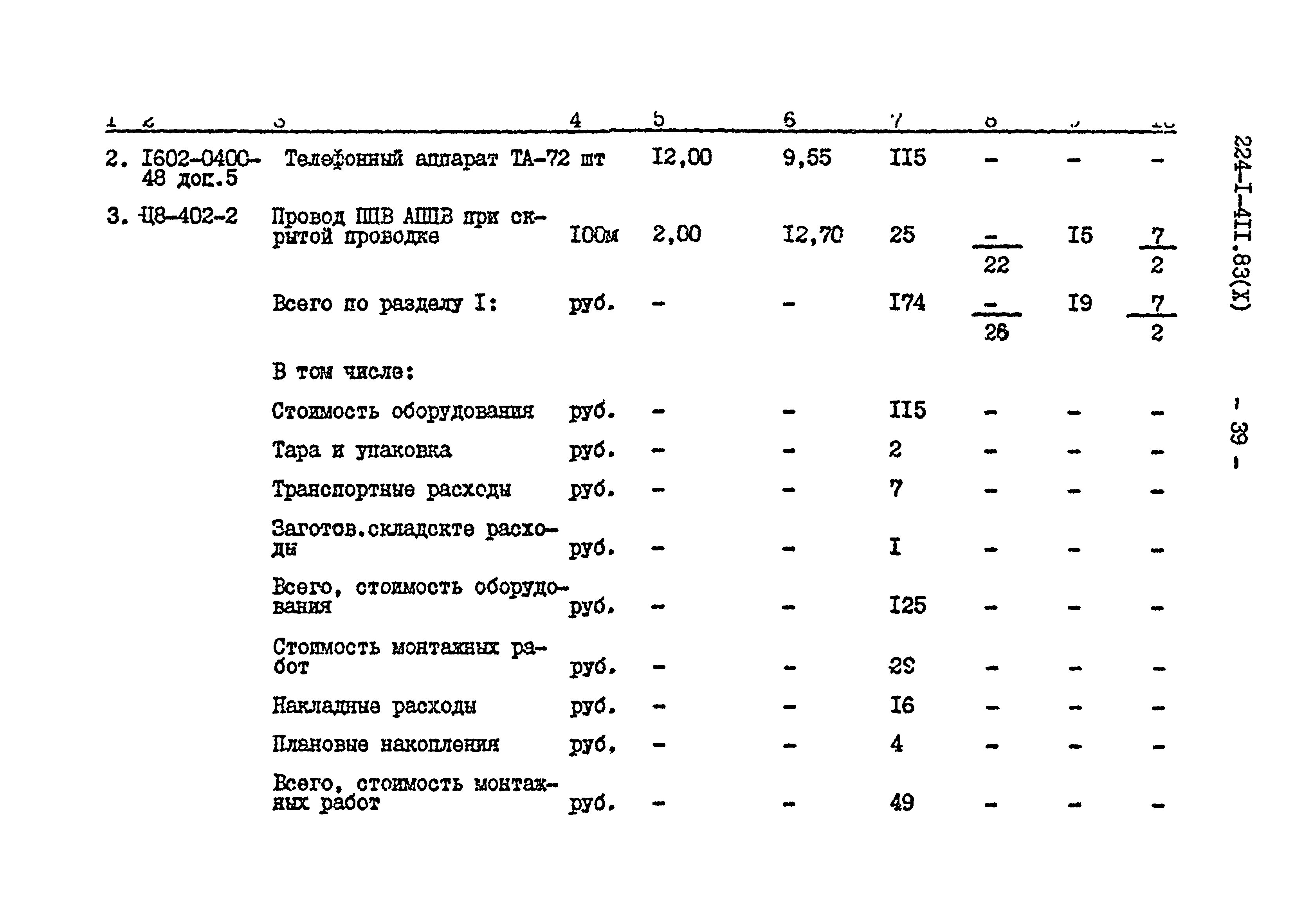 Типовой проект 224-1-411.83