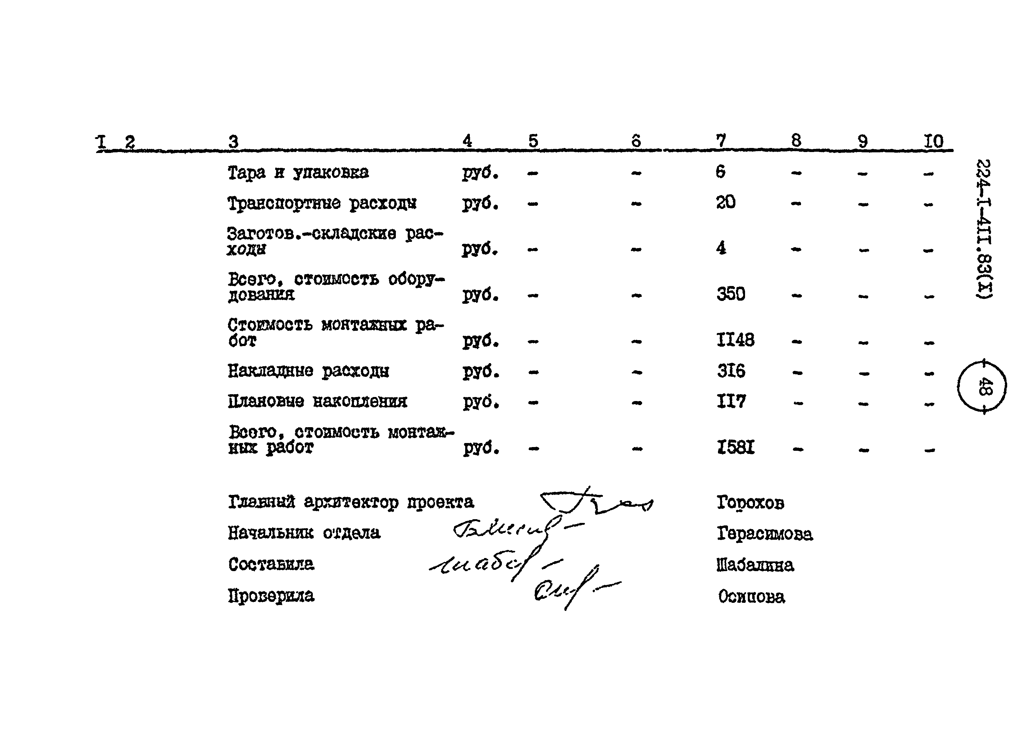 Типовой проект 224-1-411.83