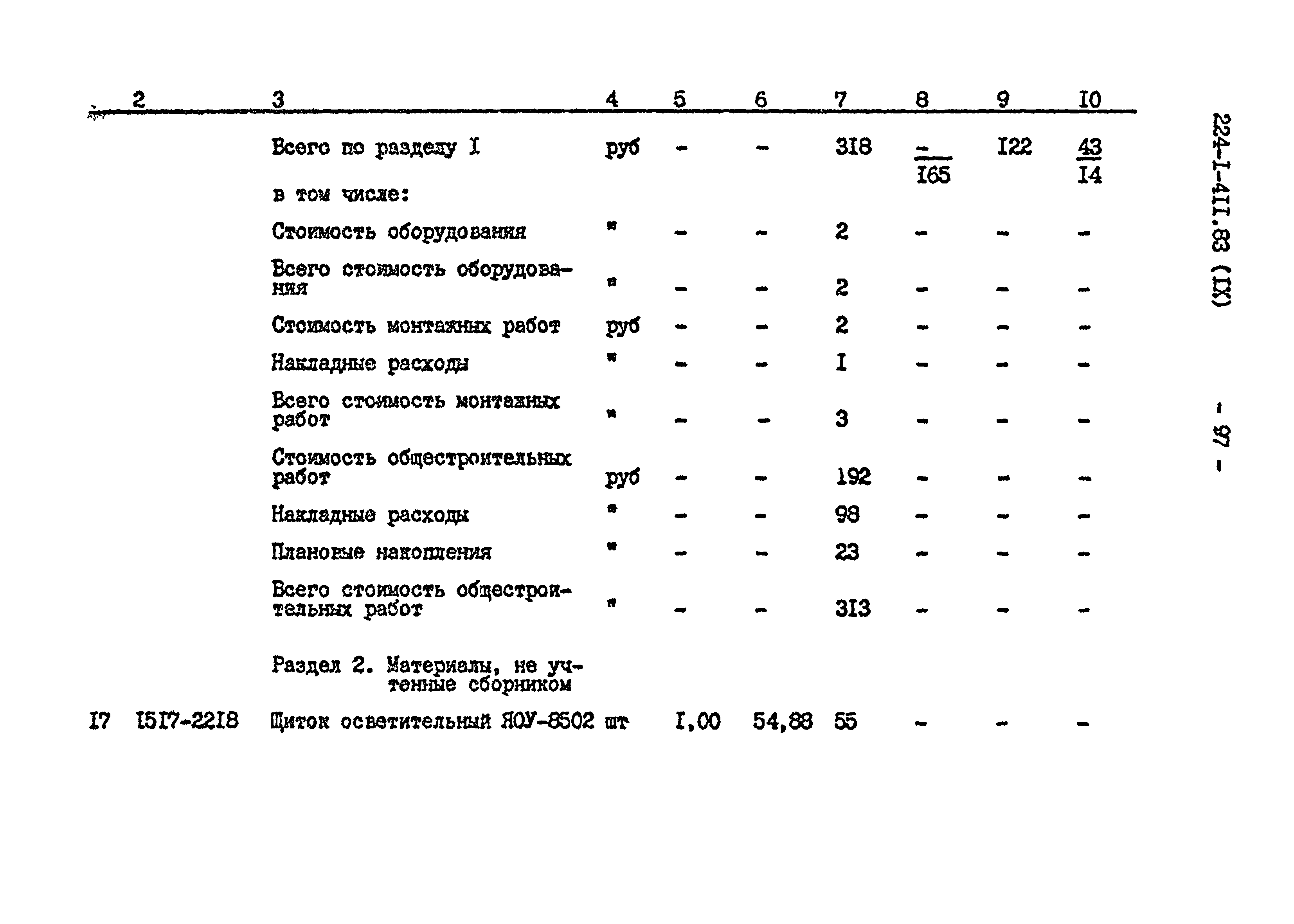 Типовой проект 224-1-411.83