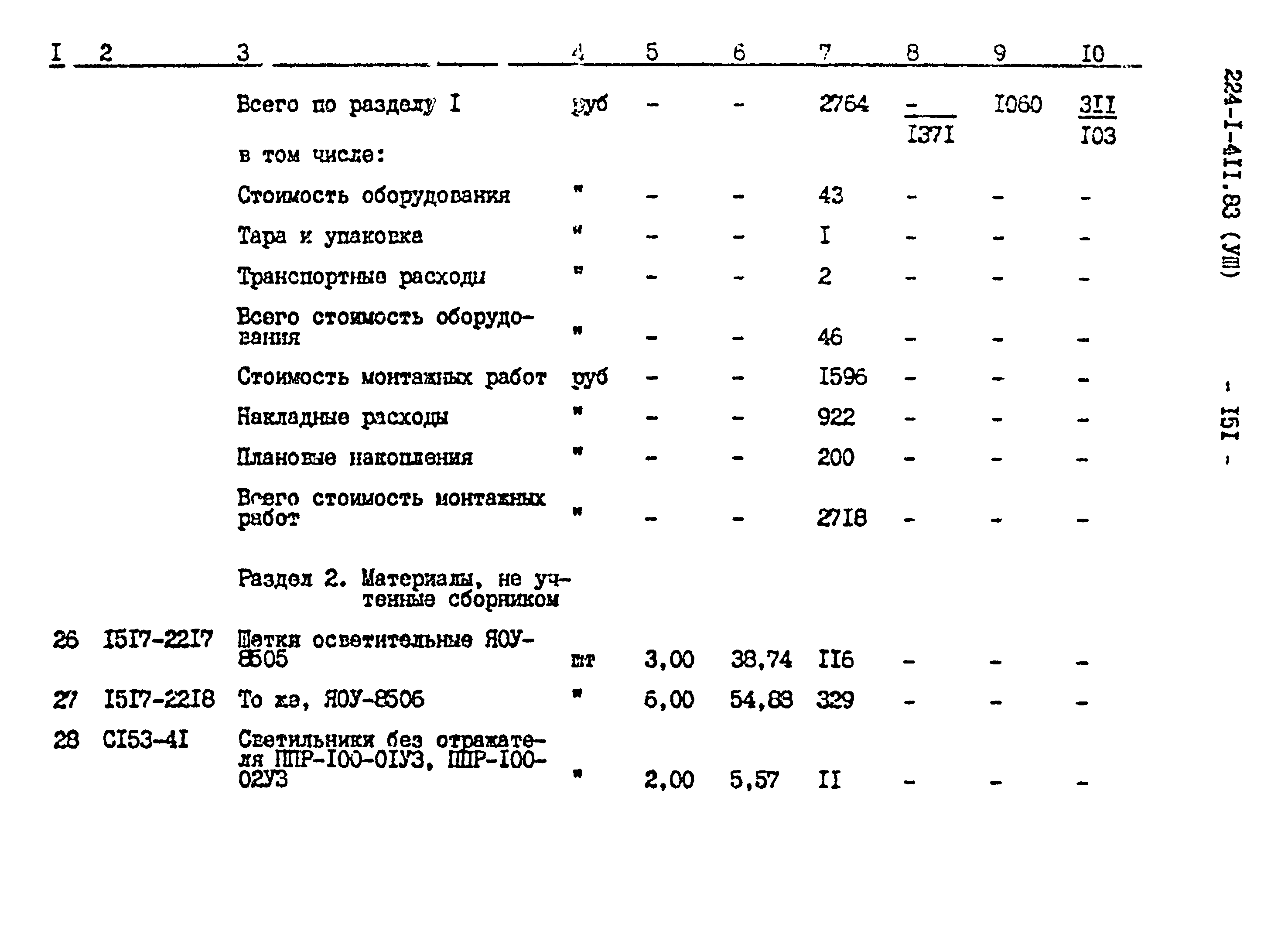 Типовой проект 224-1-411.83