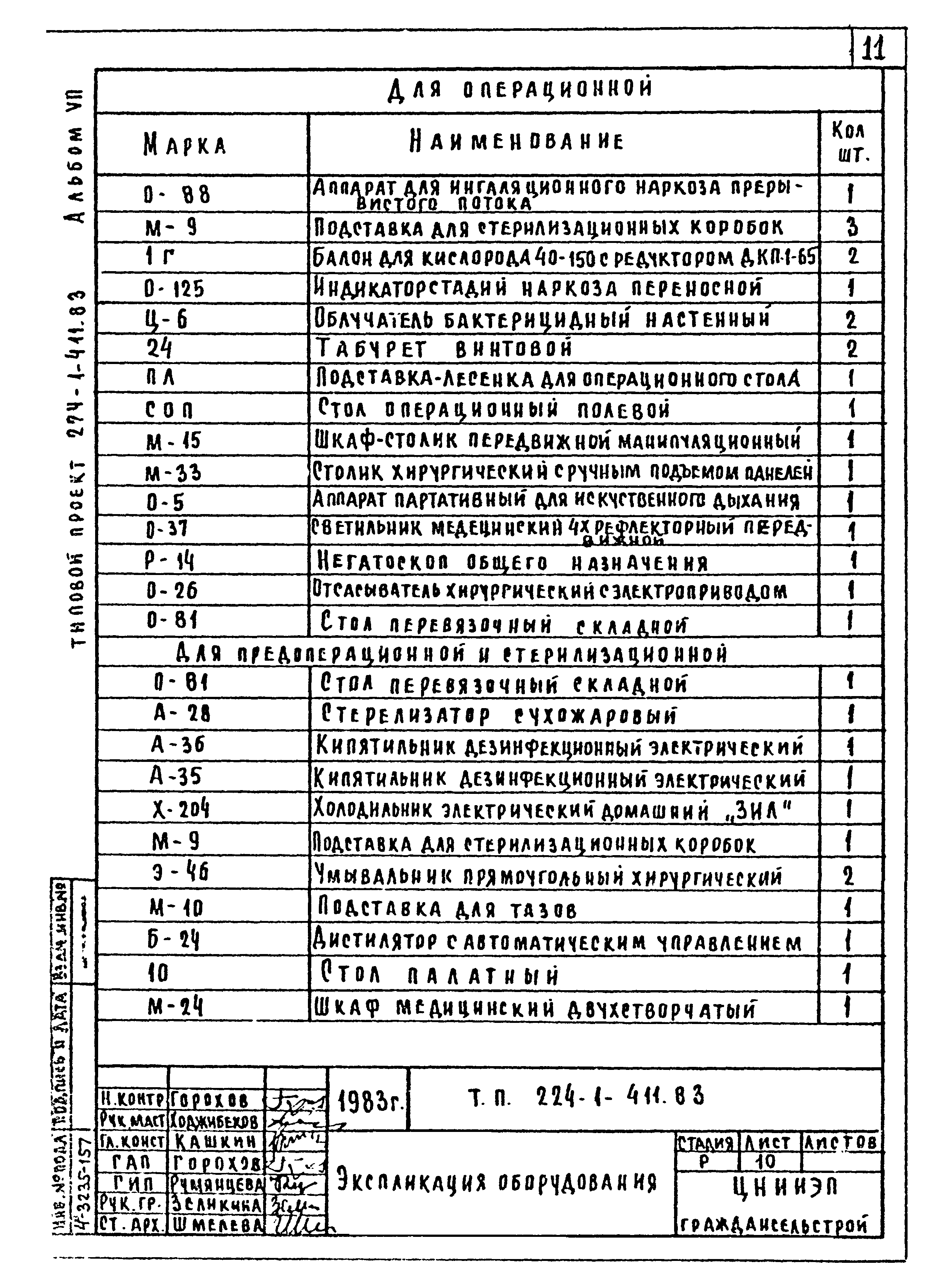 Типовой проект 224-1-411.83