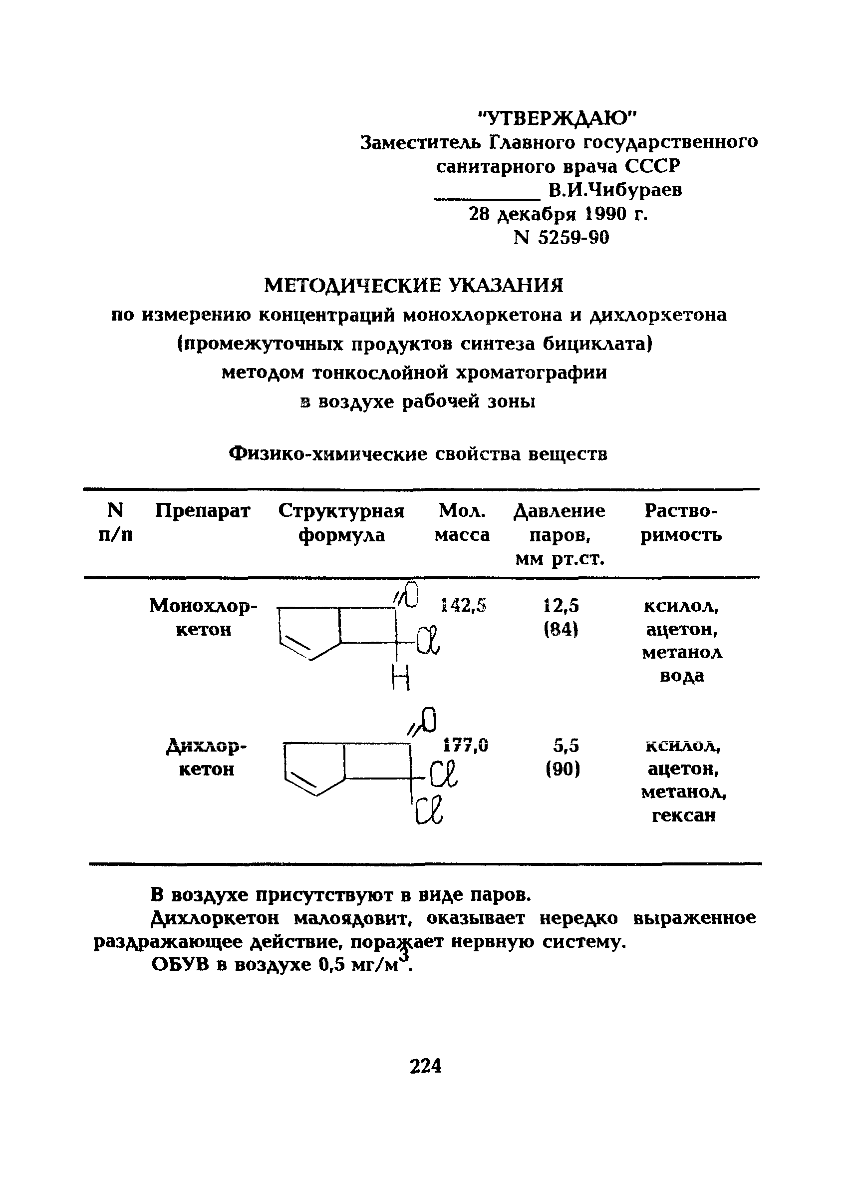 МУ 5259-90