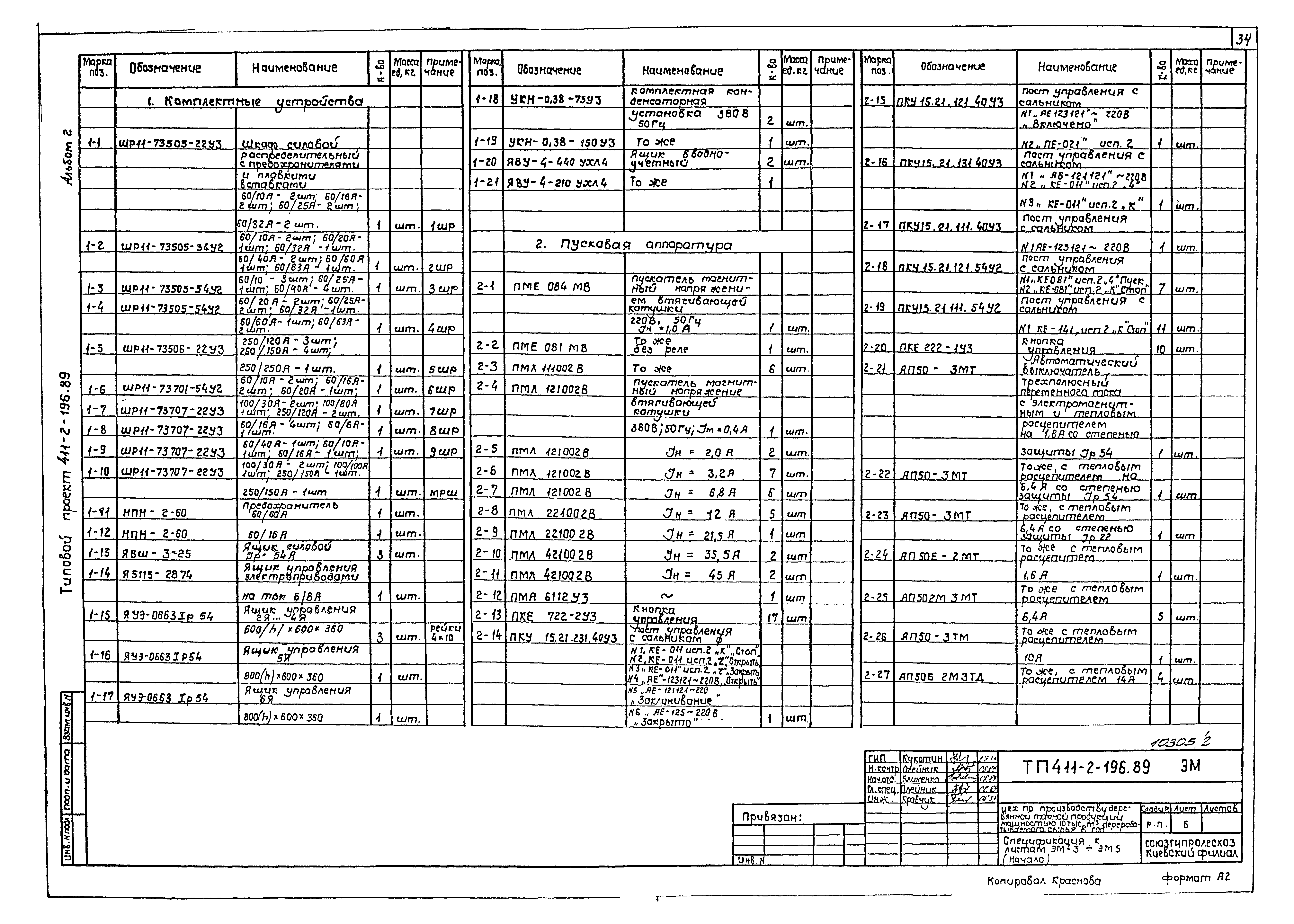 Типовой проект 411-2-196.89