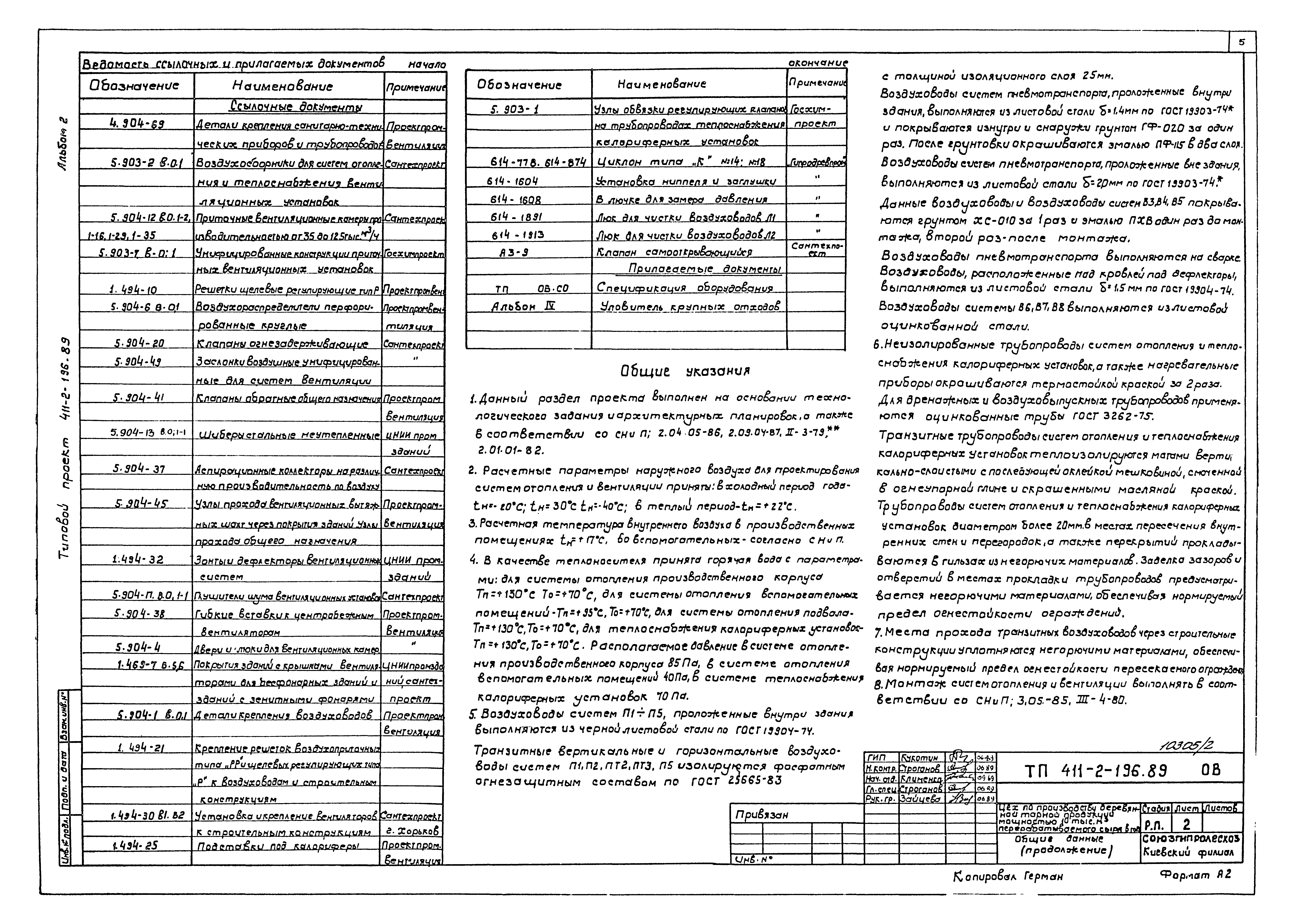 Типовой проект 411-2-196.89