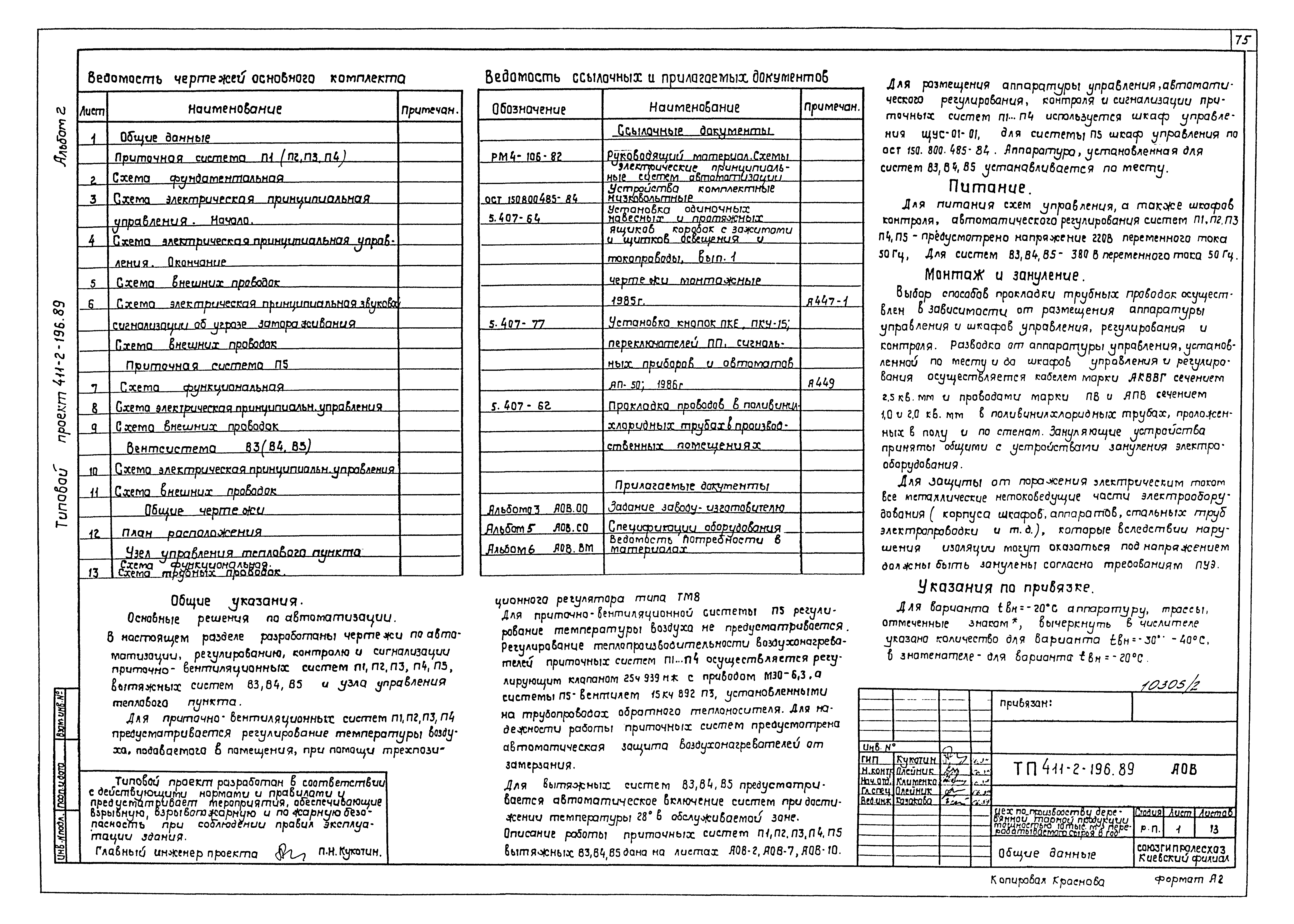 Типовой проект 411-2-196.89