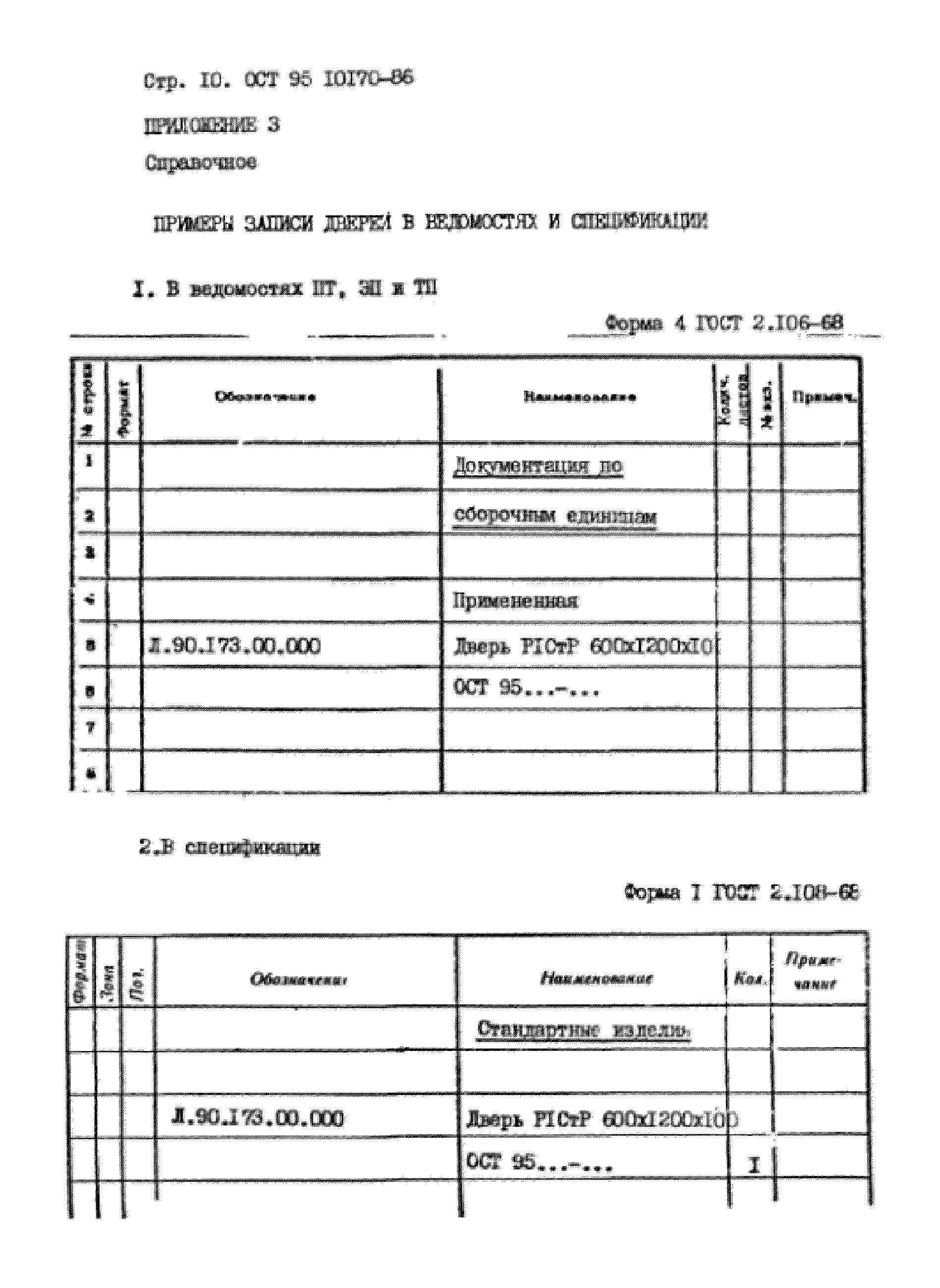 ОСТ 95 10170-86