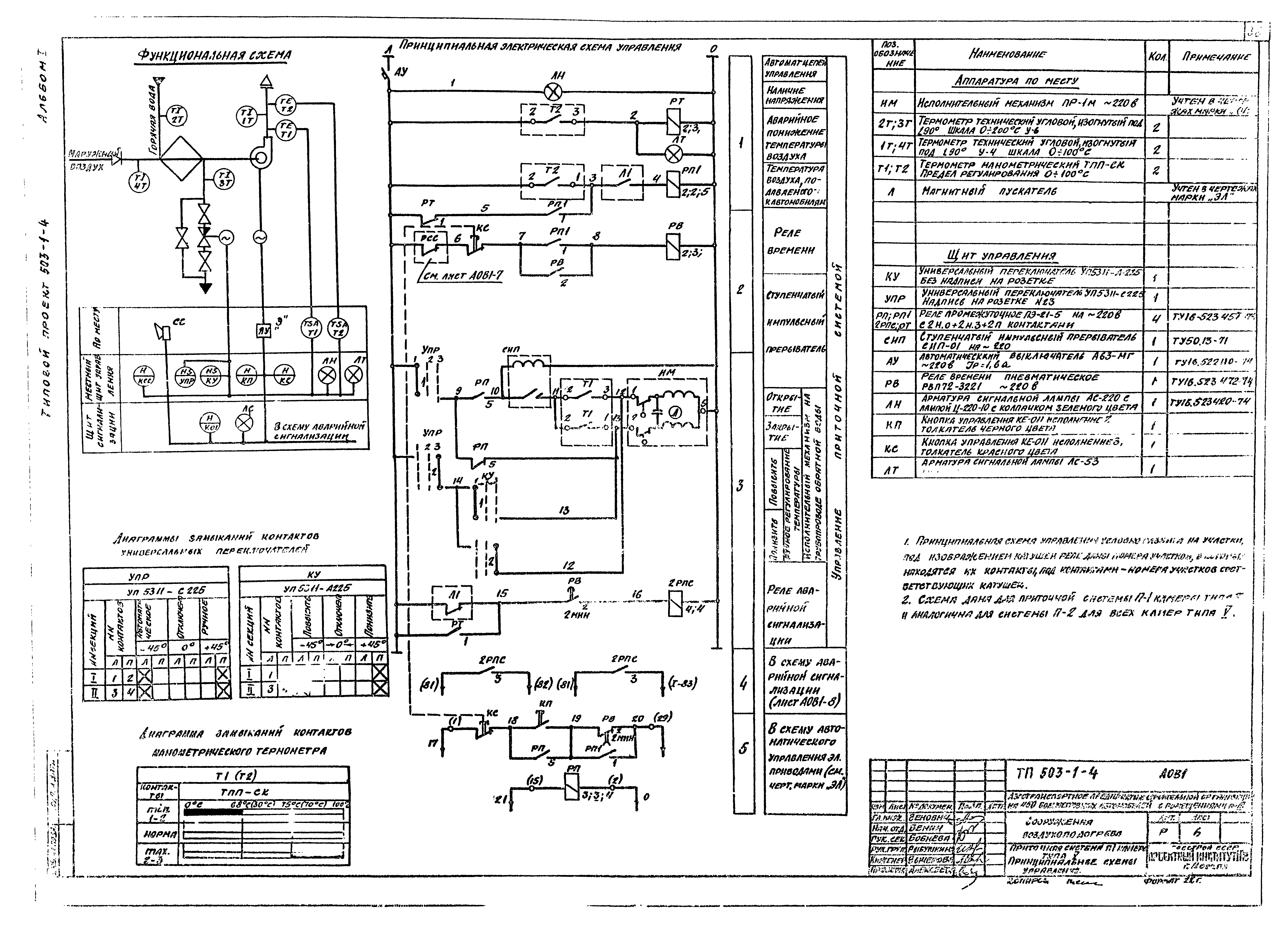 Типовой проект 503-1-4