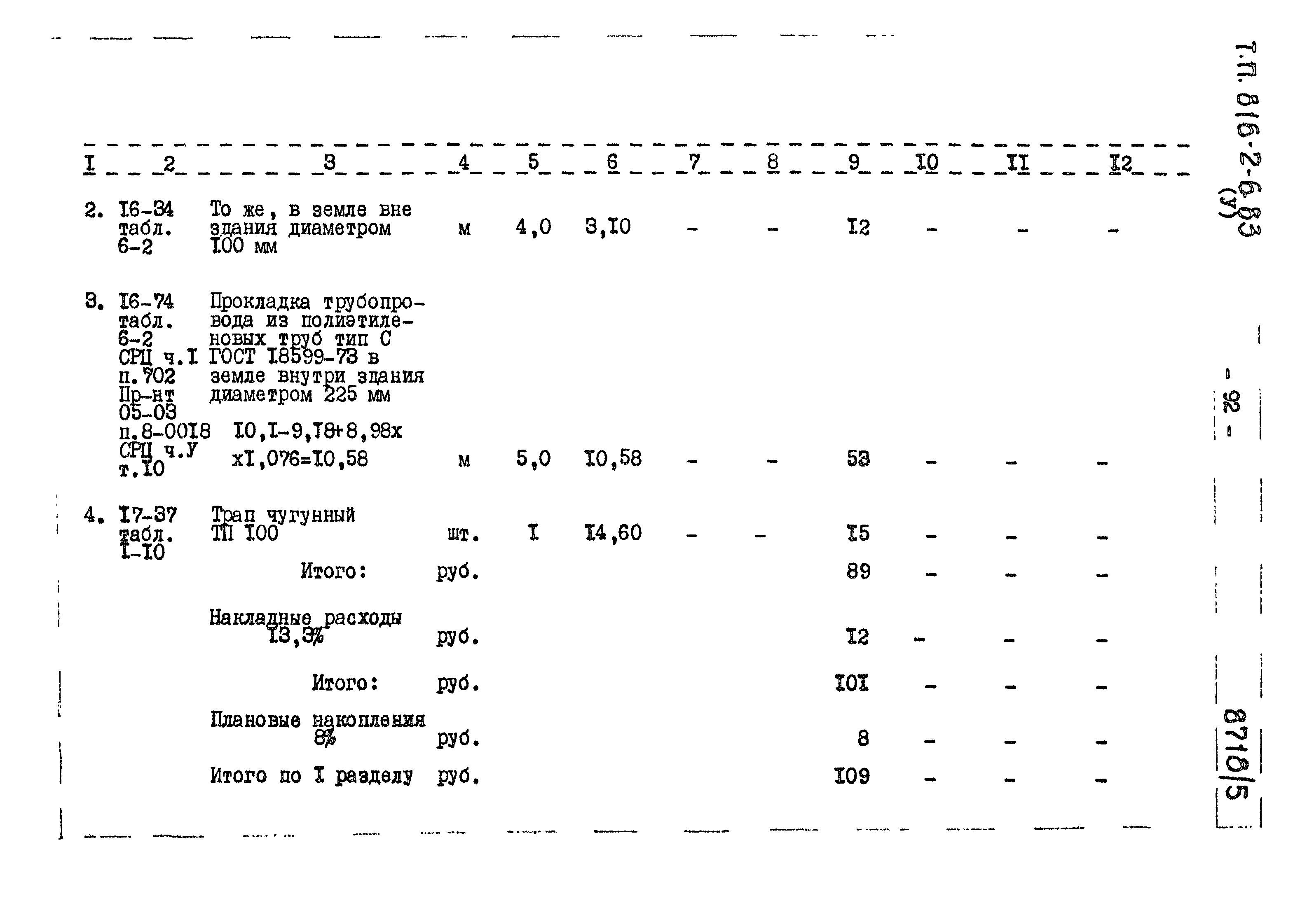 Типовой проект 816-2-6.83