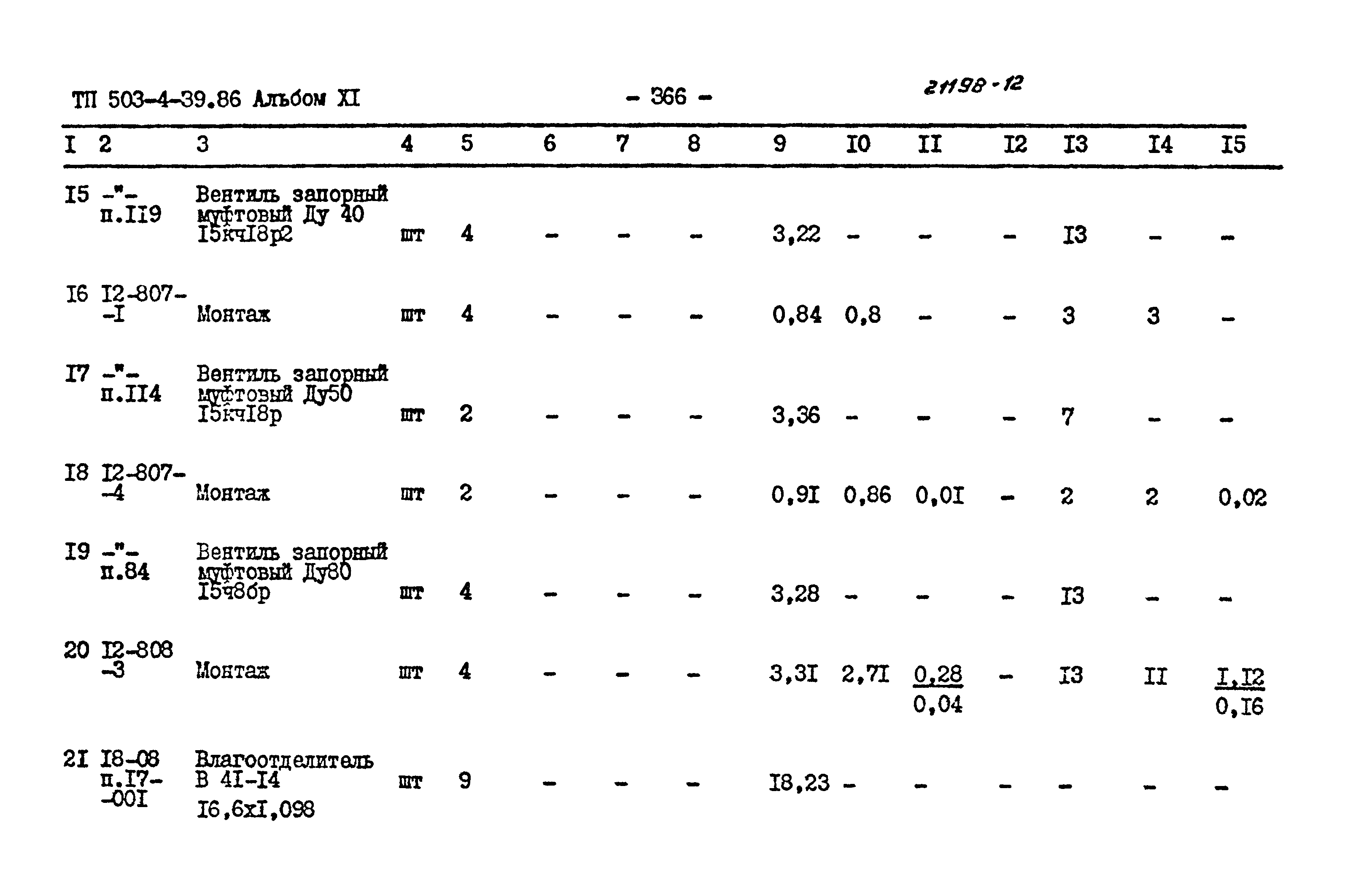 Типовой проект 503-4-39.86